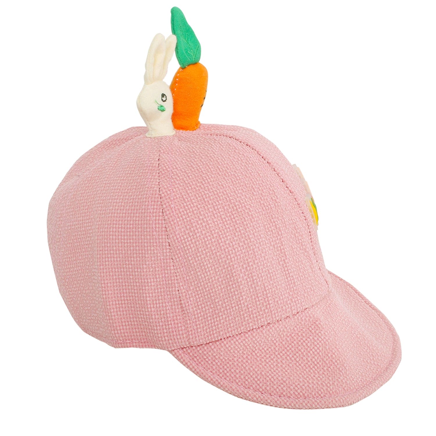 Baby Moo Hungry Bunny Pink Cap - Baby Moo