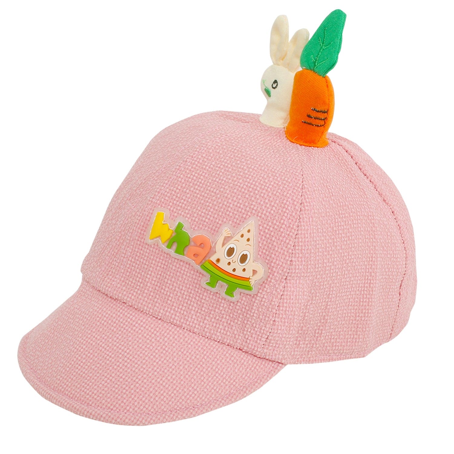 Baby Moo Hungry Bunny Pink Cap - Baby Moo