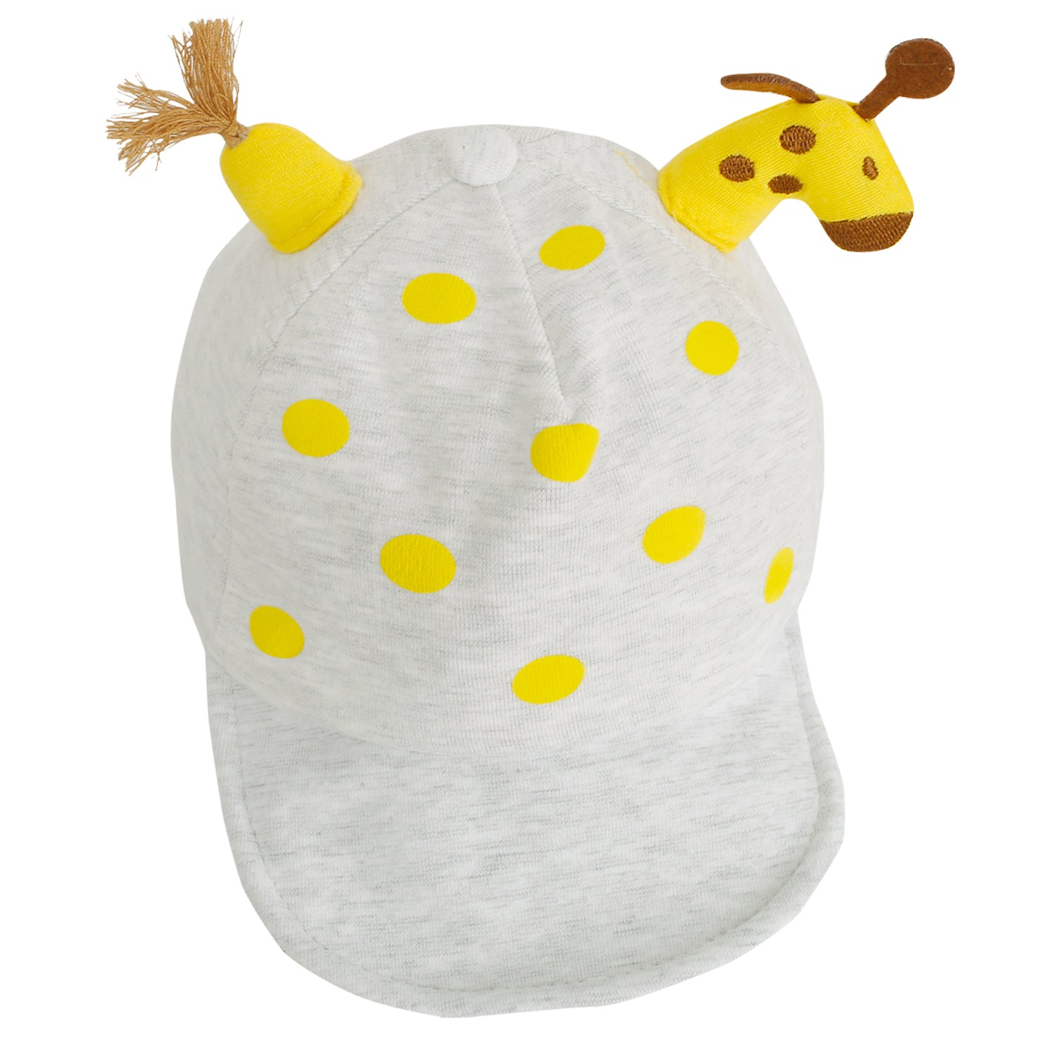 Baby Moo 3D Giraffe Grey Cap - Baby Moo
