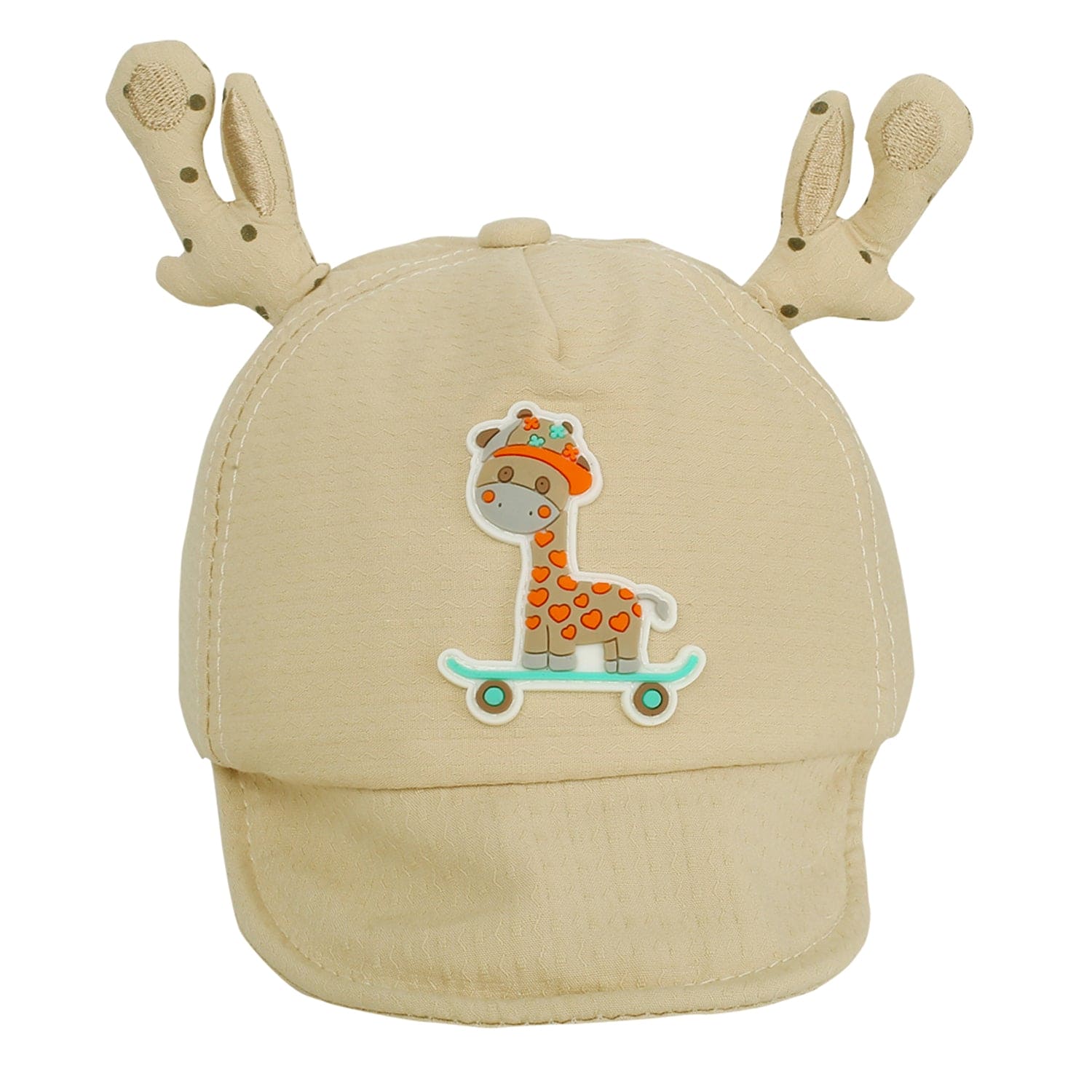 Baby Moo Sporty Giraffe Beige Cap