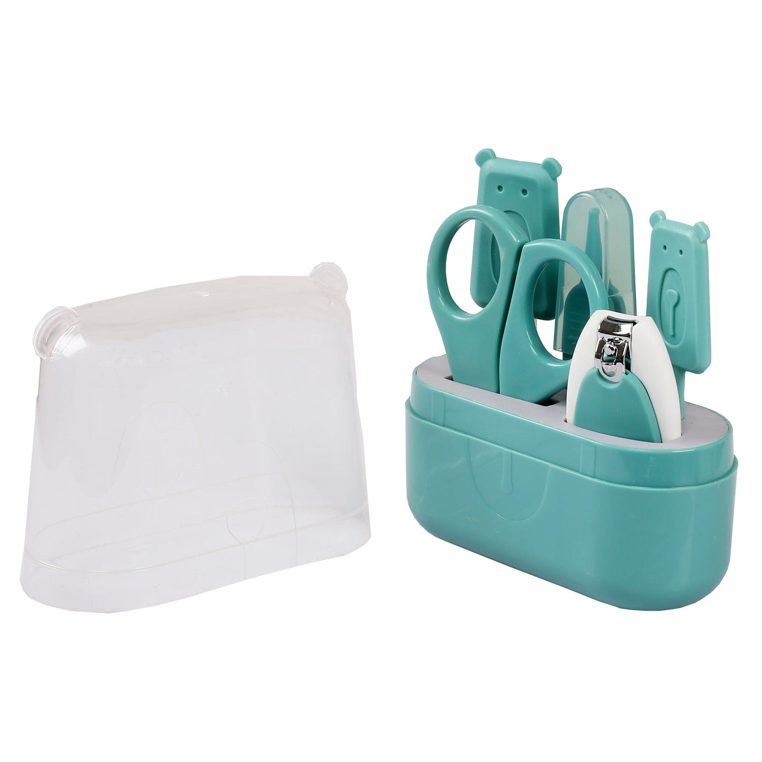 Teal Grooming Kit of 5 Pcs with a Nail Clipper - Baby Moo