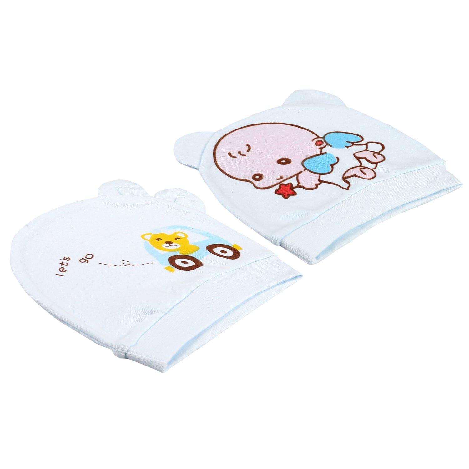 Baby Angel Blue 2 Pk Caps - Baby Moo