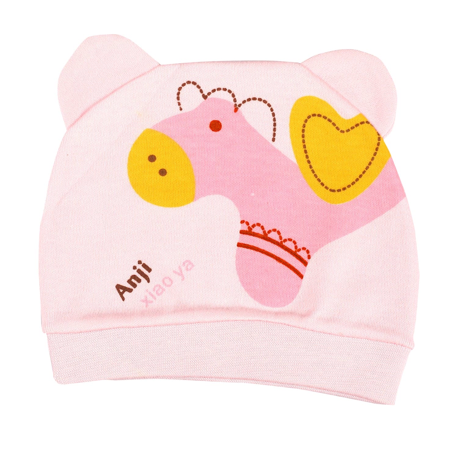 Horsey Pink 2 Pk Caps - Baby Moo