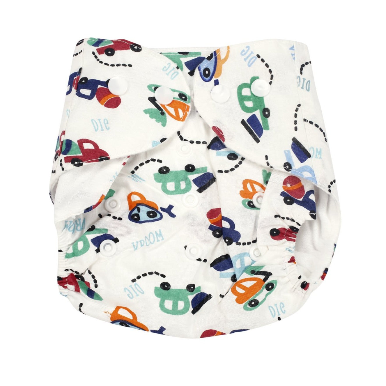 Speed Racer Multicolour Reusable Diaper - Baby Moo
