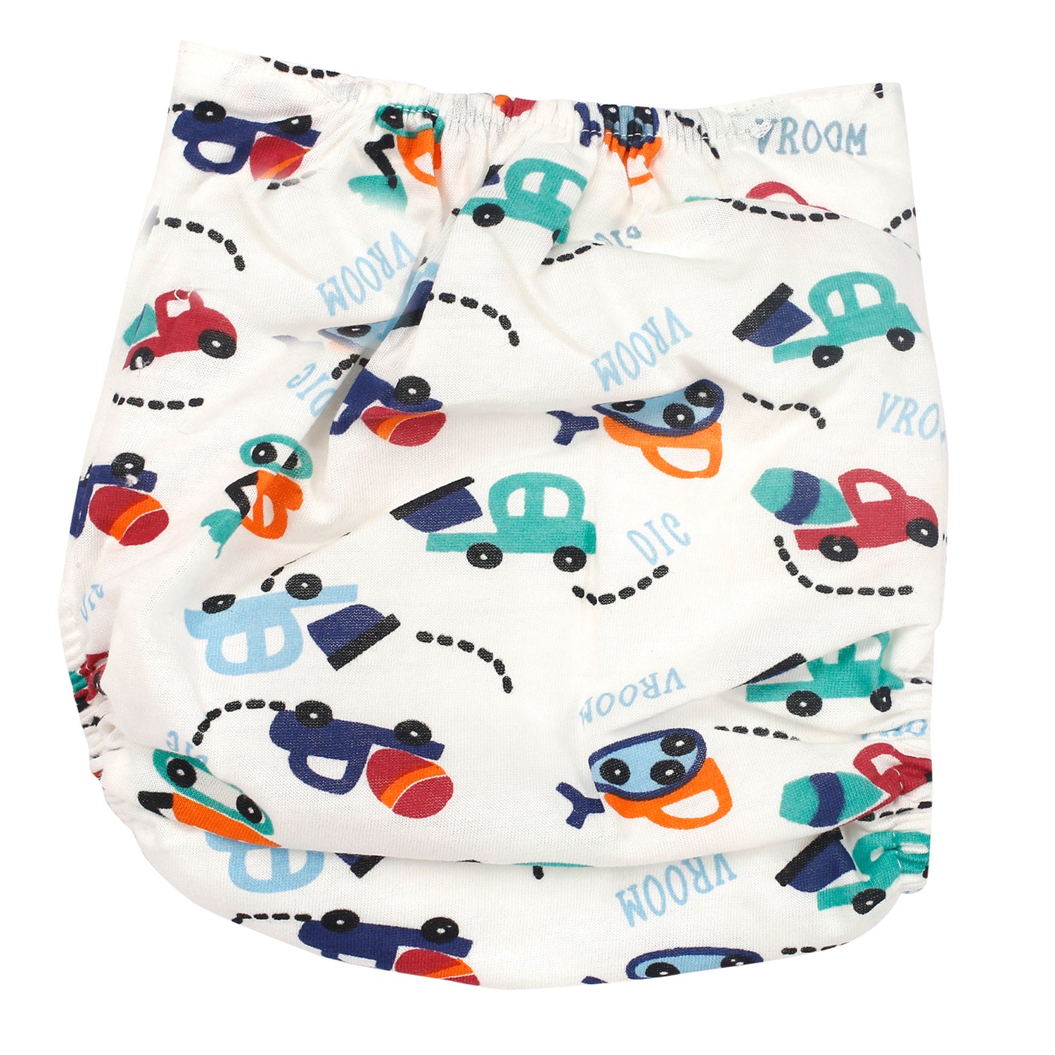 Speed Racer Multicolour Reusable Diaper - Baby Moo