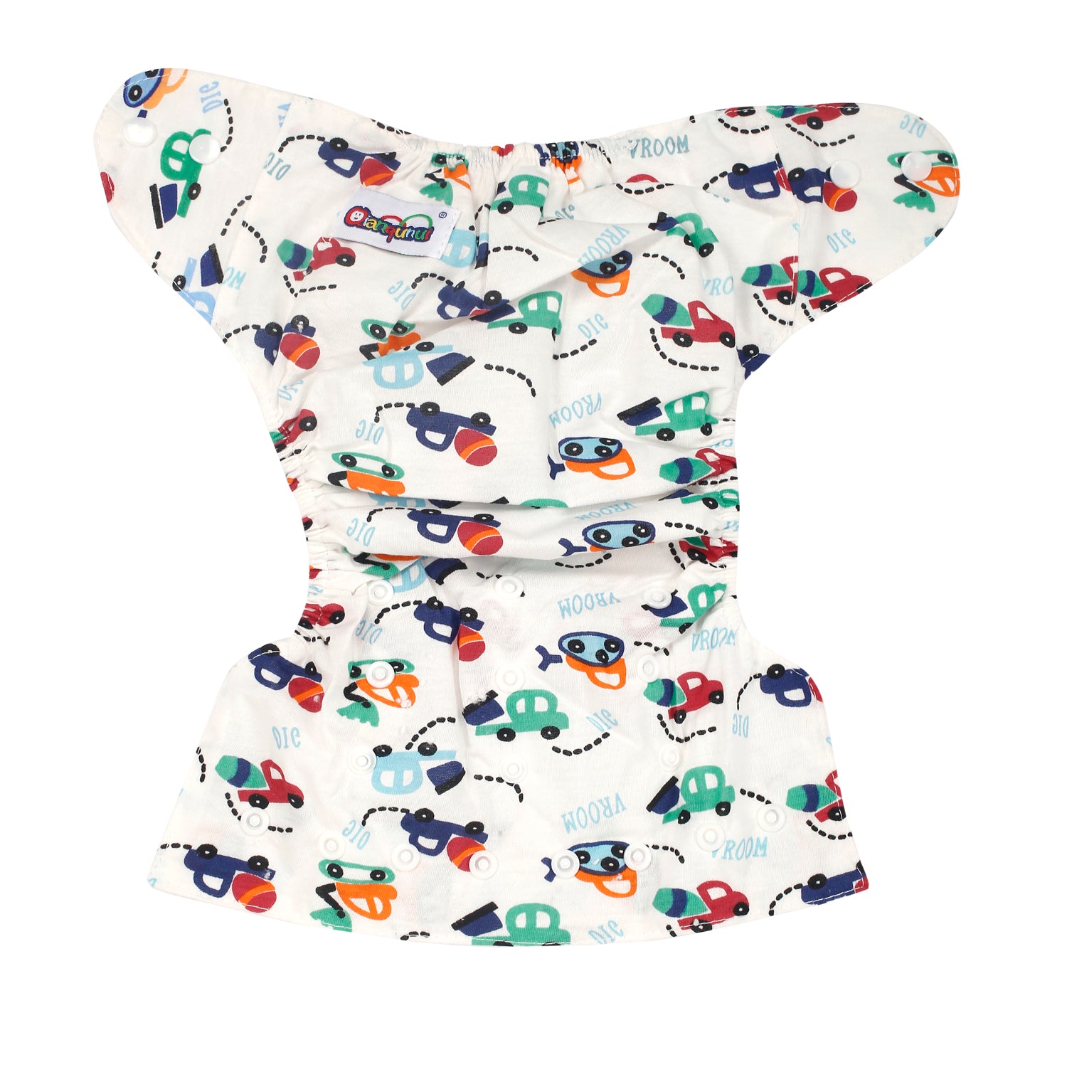 Speed Racer Multicolour Reusable Diaper - Baby Moo