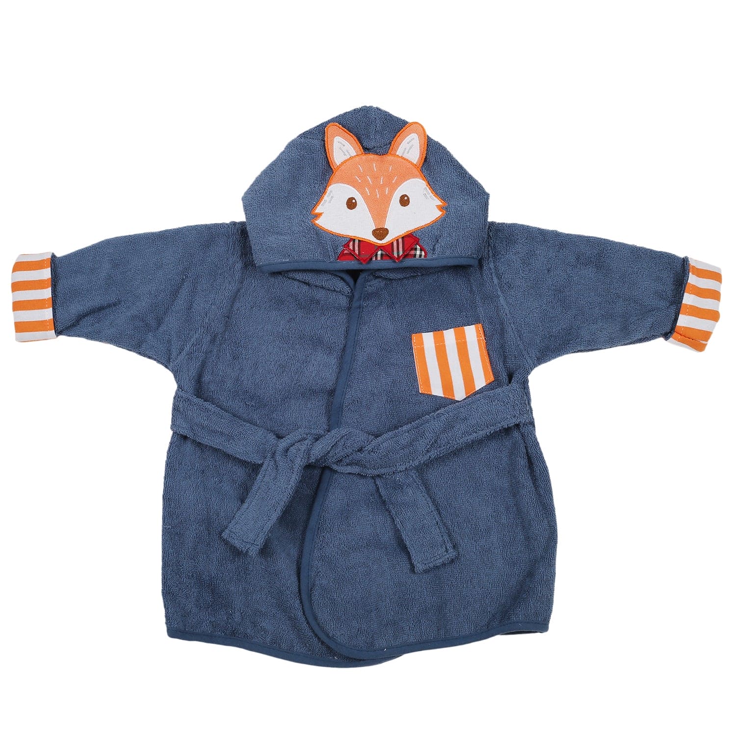 Orange Stripe Blue Star Bathrobe - Baby Moo