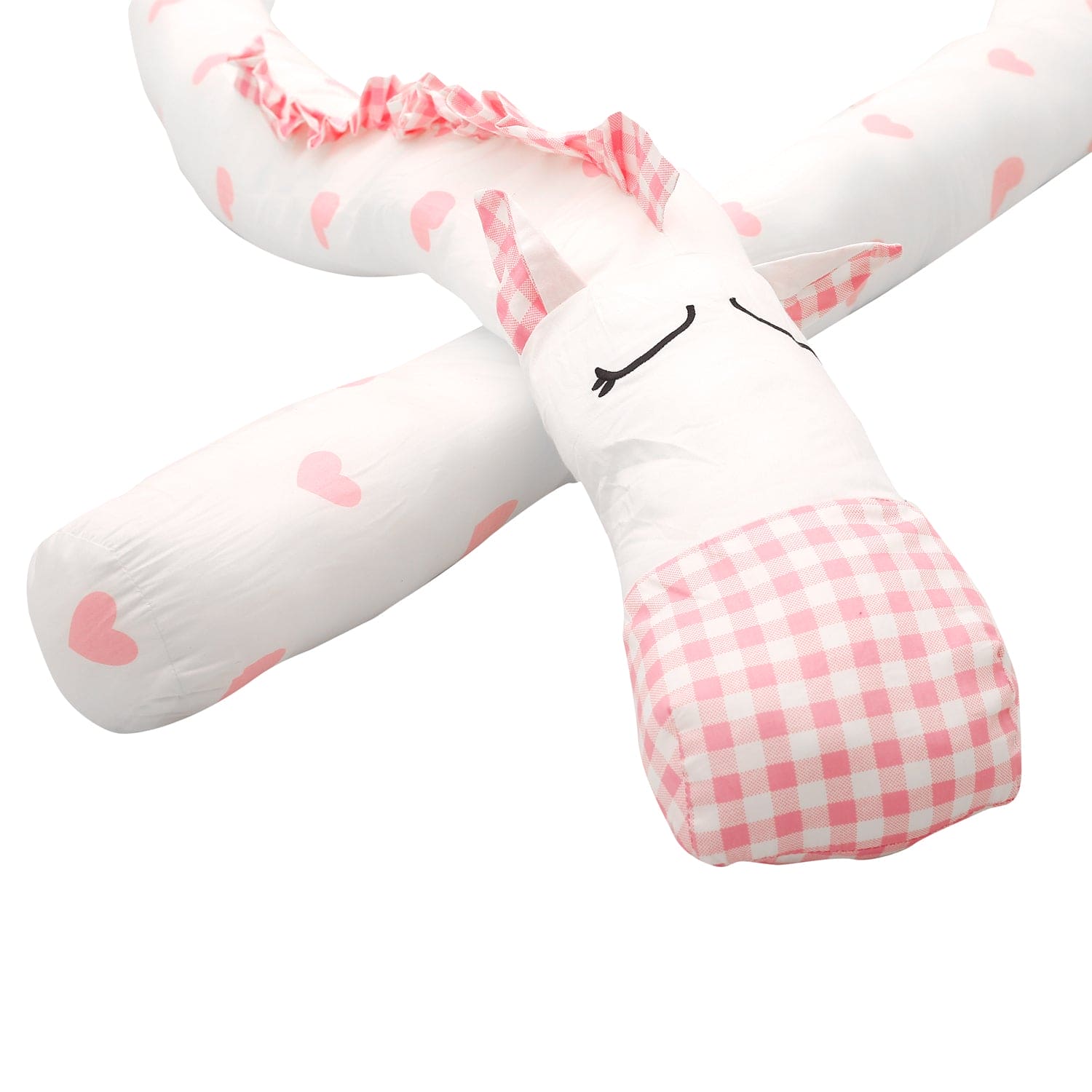 Sweetheart White Cot Bumper - Baby Moo