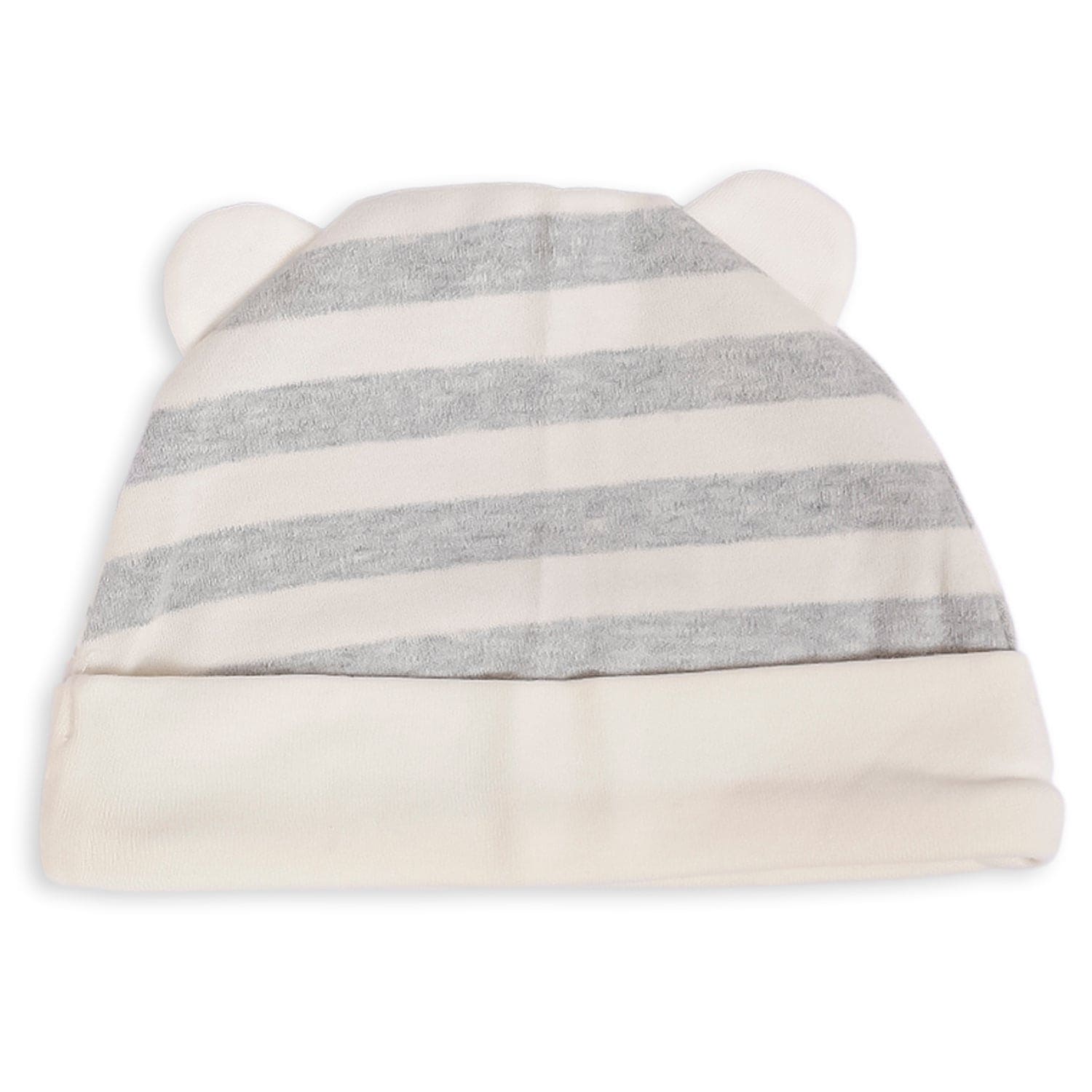 Caps Pack Of 2 Striped 3D Ears Beige - Baby Moo