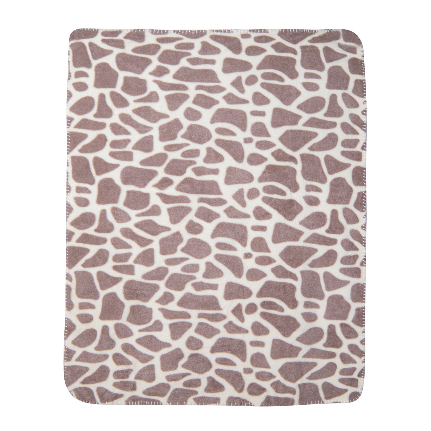 Giraffe Spots Soft Cozy Plush Toy Blanket Grey - Baby Moo
