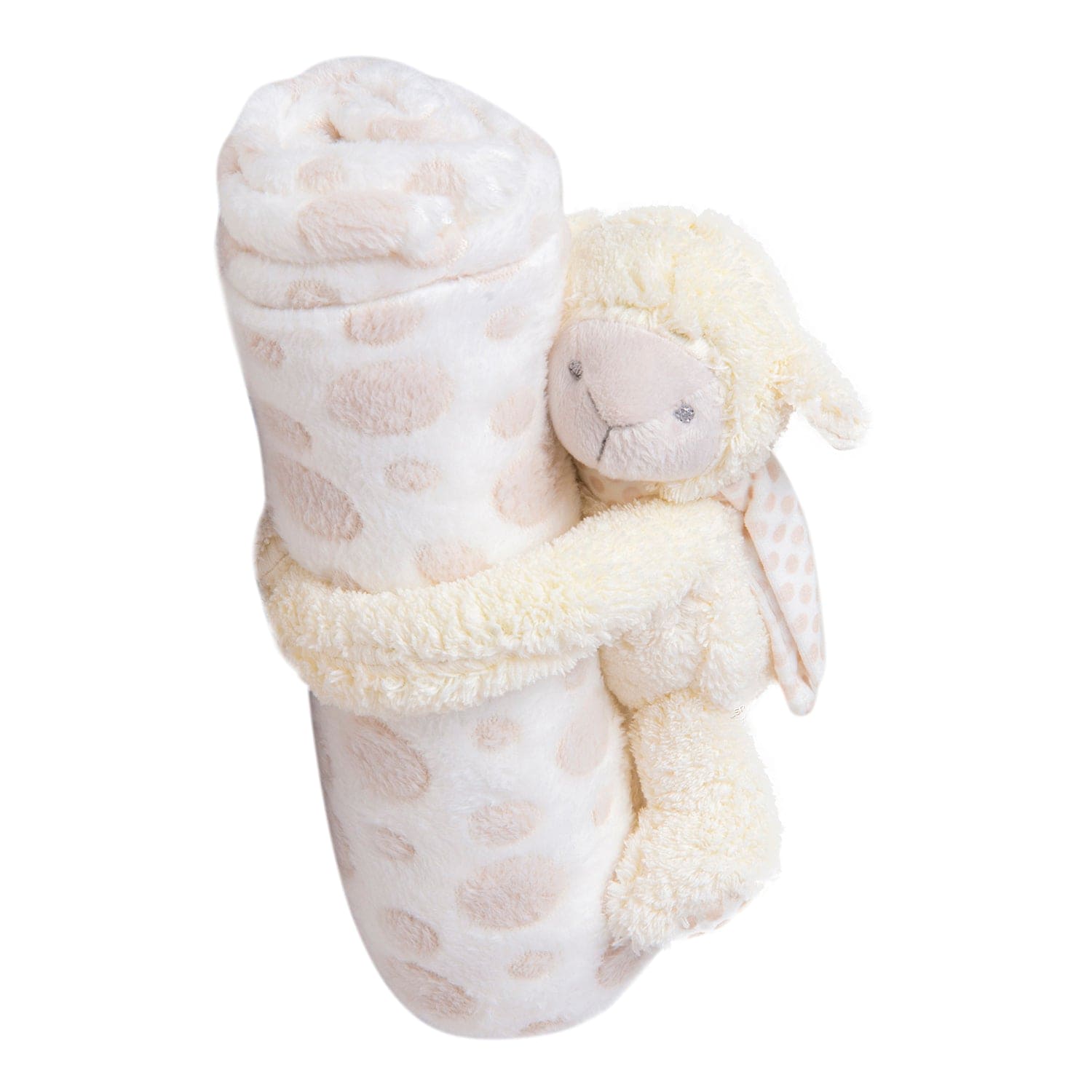 Monkey Soft Cozy Plush Toy Blanket Peach - Baby Moo