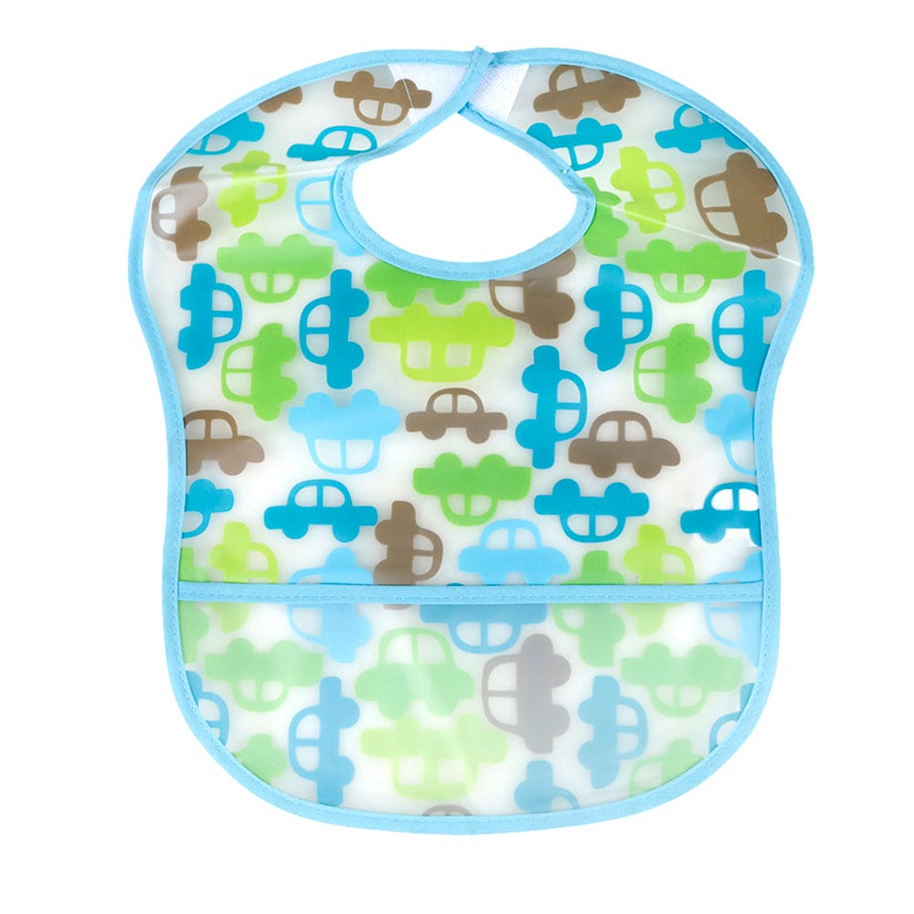 Striped Blue 2 Pk Bibs - Baby Moo