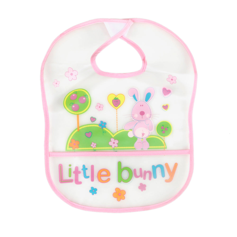 Little Bunny Peach 2 Pk Bibs - Baby Moo