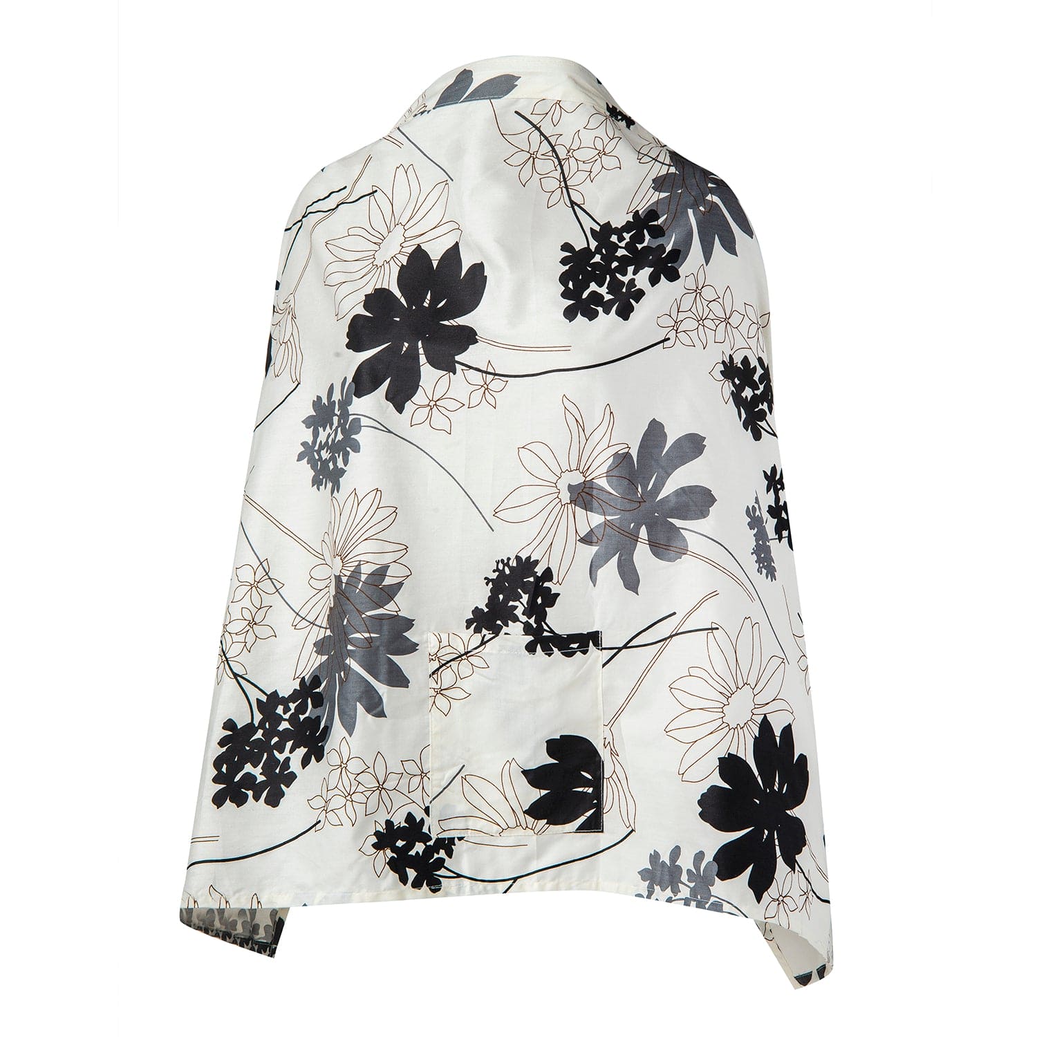 Sunflower Cotton Breastfeeding Infant Nursing Cover Cream - Baby Moo