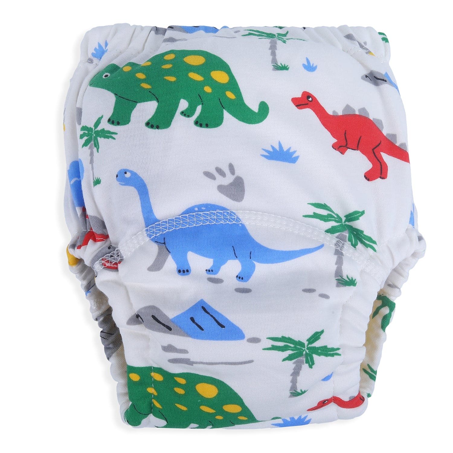 Baby Moo Dinosour Reusable Cloth Training Pants Diaper Panty - Multicolour - Baby Moo