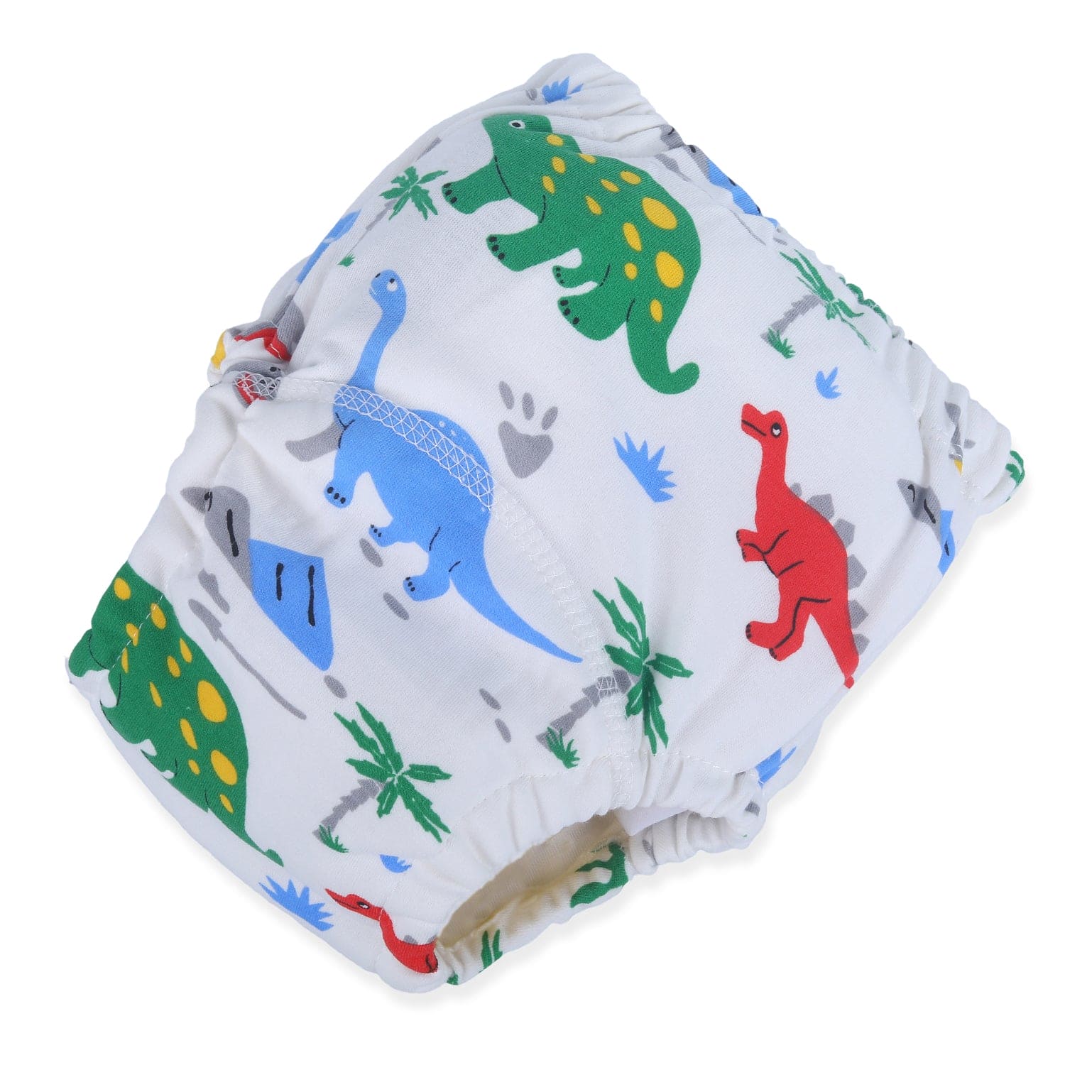 Baby Moo Dinosour Reusable Cloth Training Pants Diaper Panty - Multicolour - Baby Moo