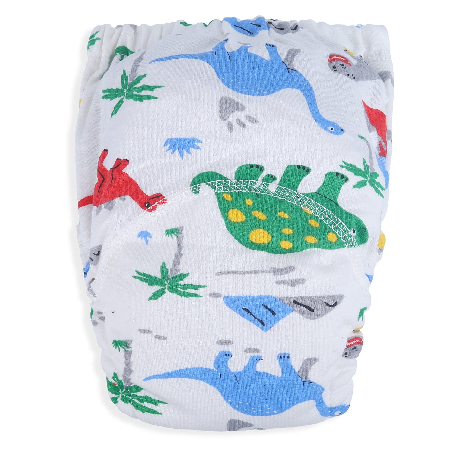 Baby Moo Dinosour Reusable Cloth Training Pants Diaper Panty - Multicolour - Baby Moo