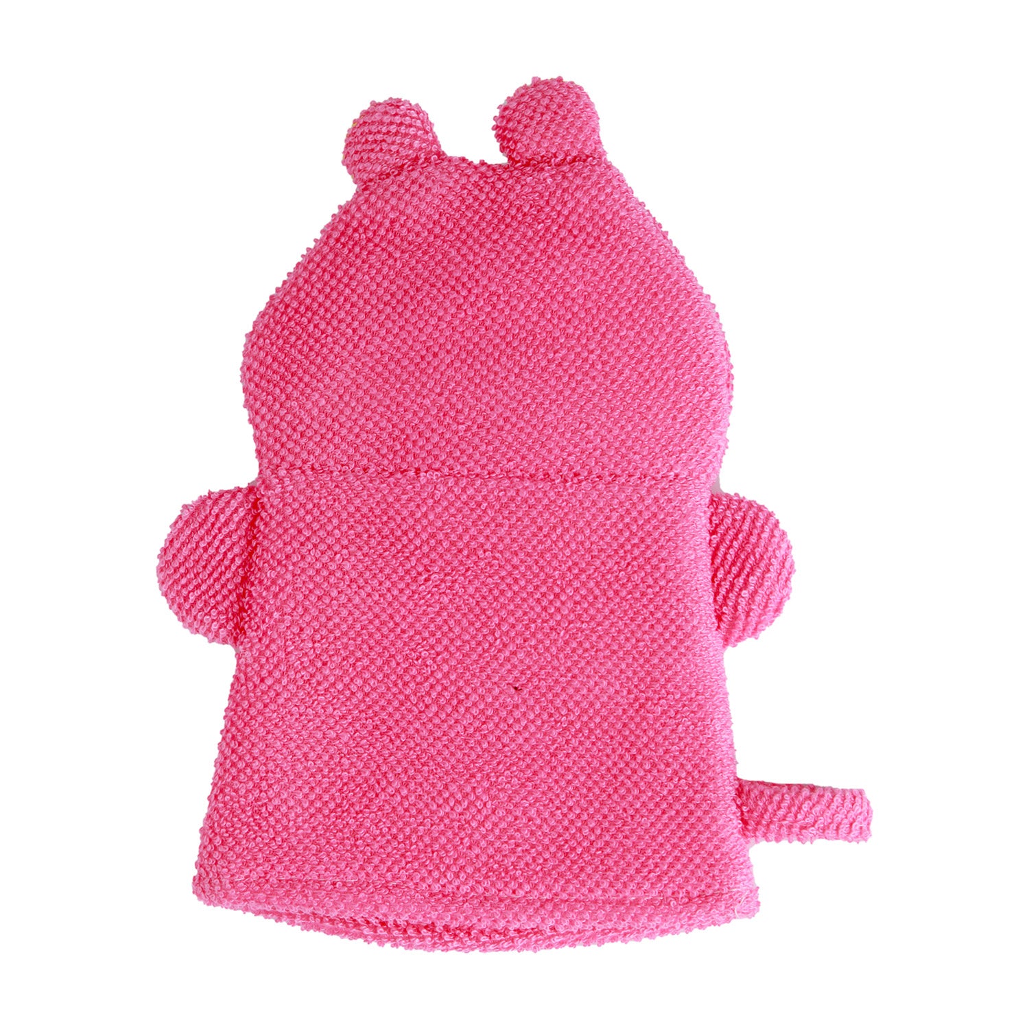 Animal Pink And Yellow Cartoon Bath Glove - Baby Moo
