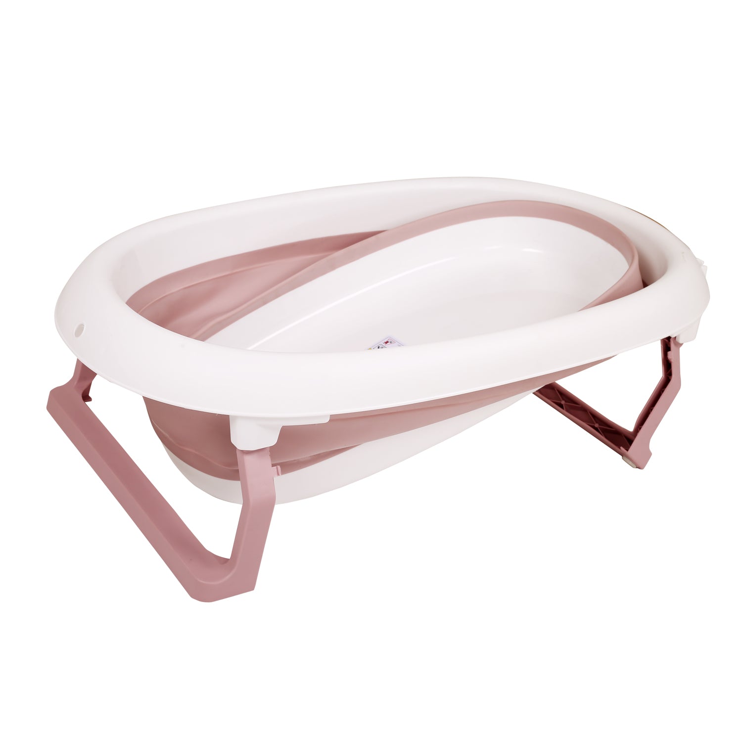 Foldable Bath Tub - Pastel Crimson