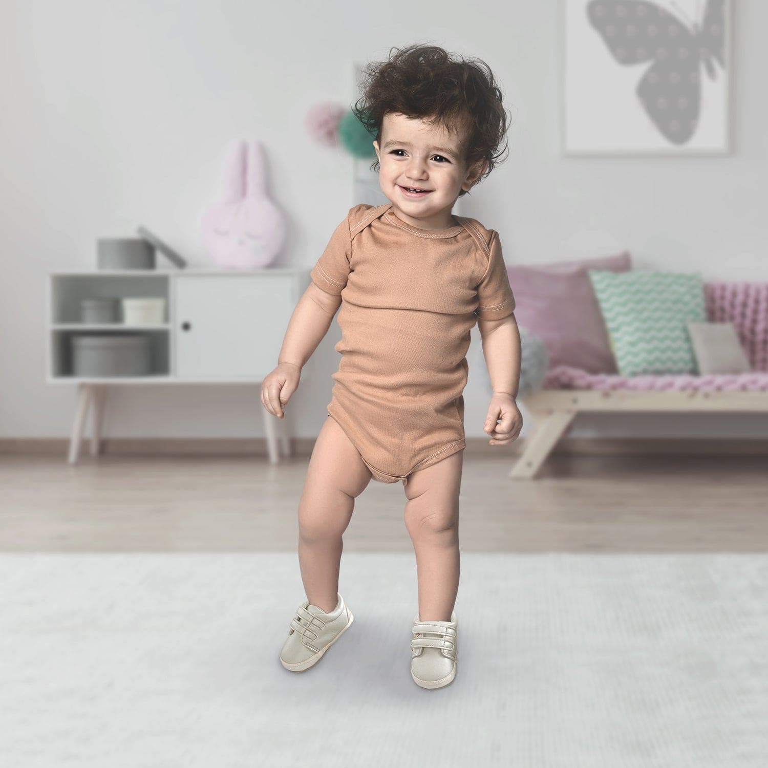 My Star Silver Casual Booties - Baby Moo