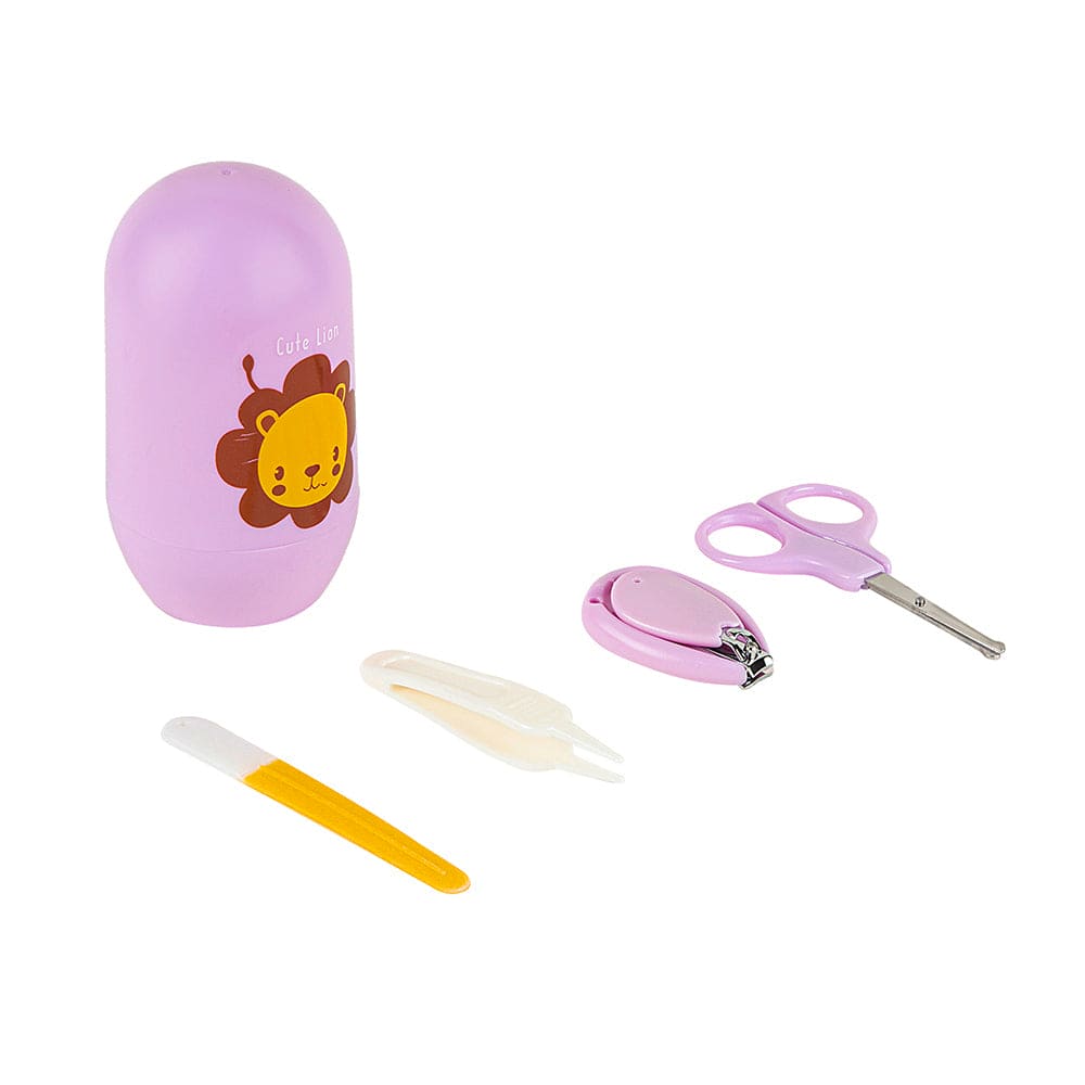 Lion Lilac Nail Clipper Set - Baby Moo