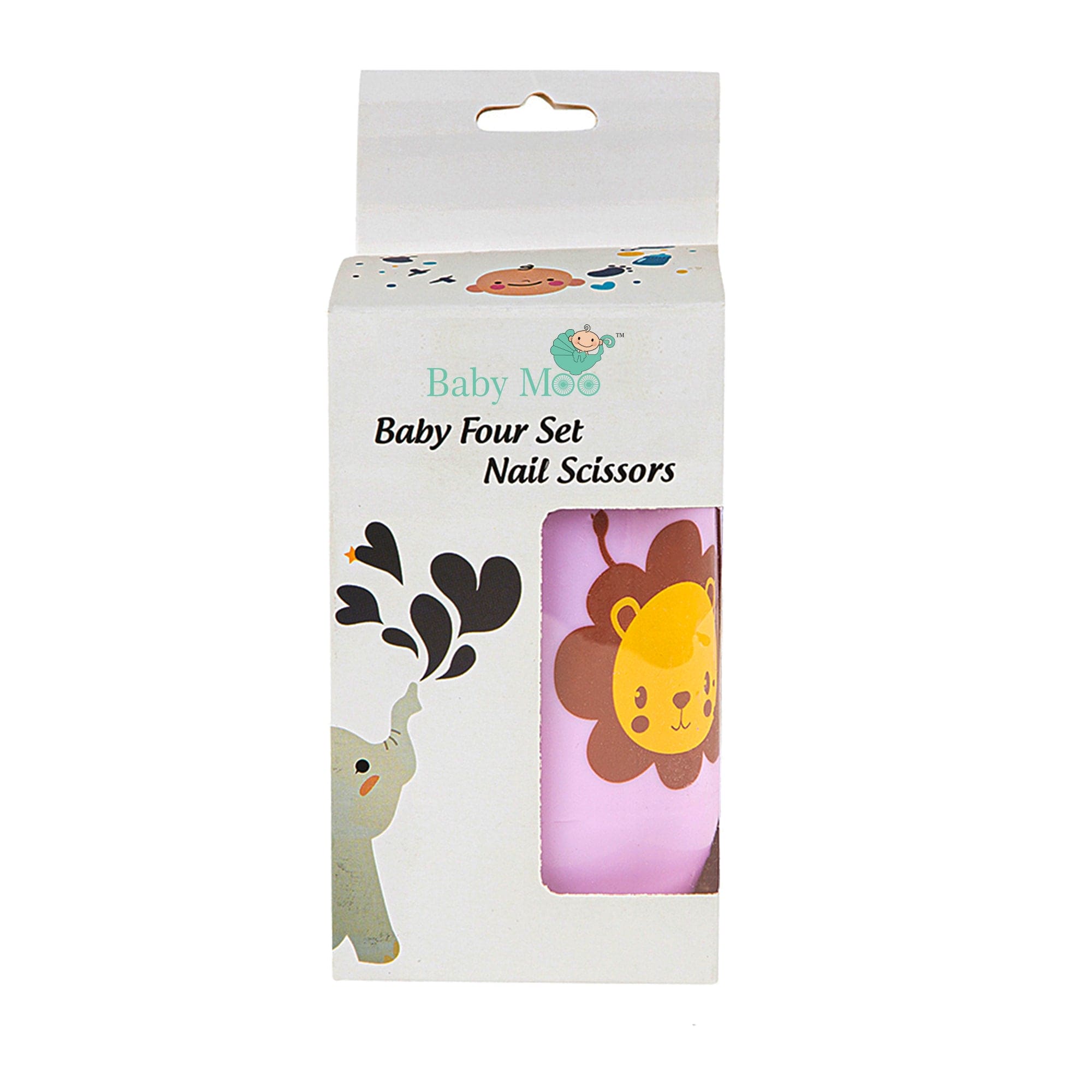 Lion Lilac Nail Clipper Set - Baby Moo