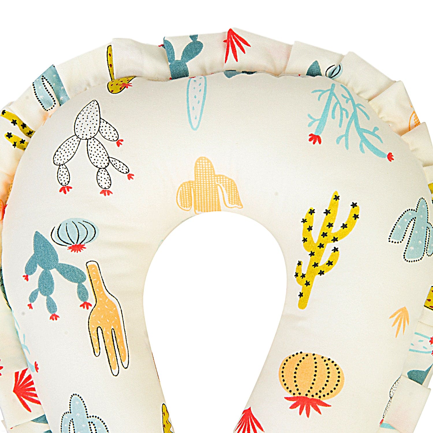 Cactus Off White Neck Support Pillow - Baby Moo