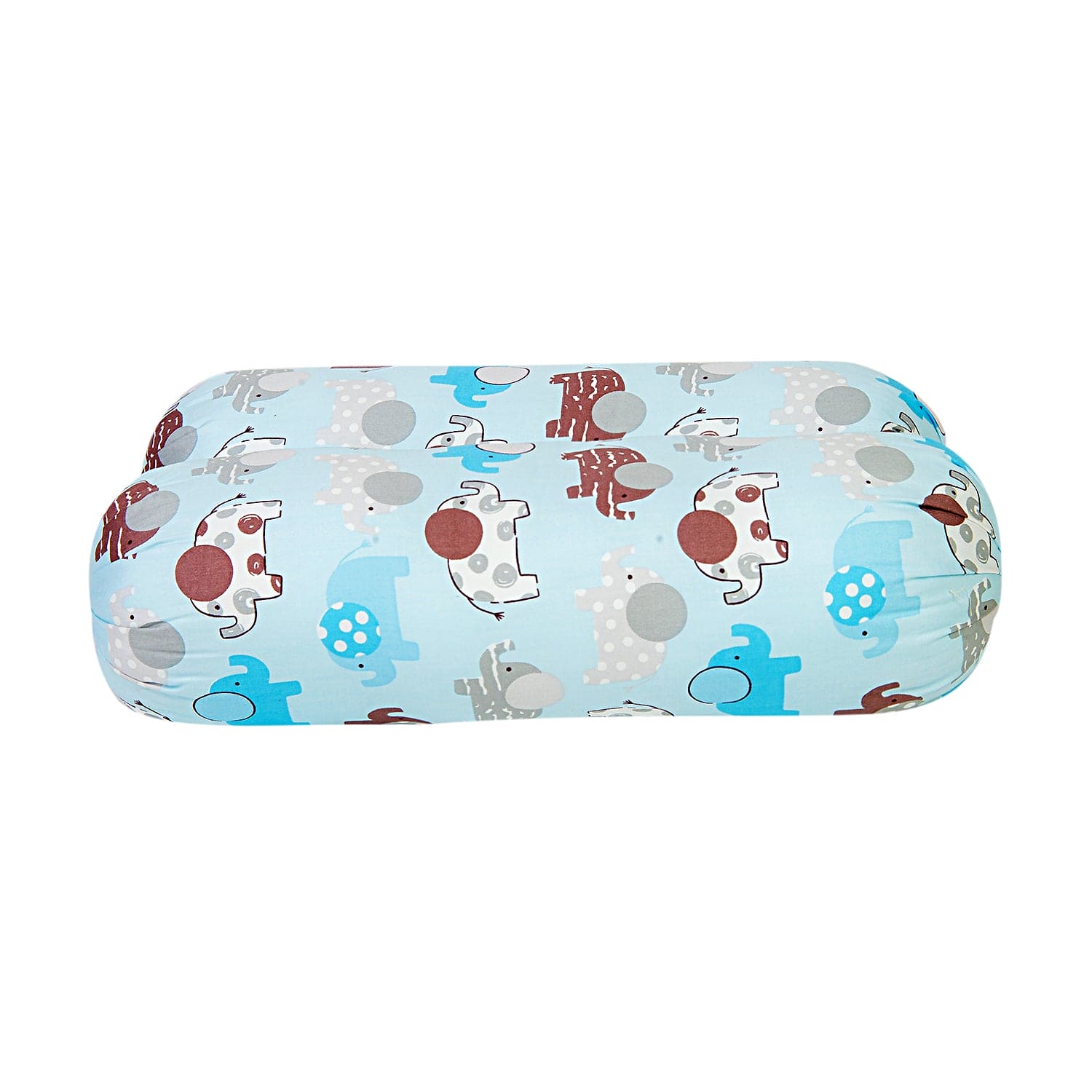 Elephant Blue 2 Pcs Large Bolster Set
