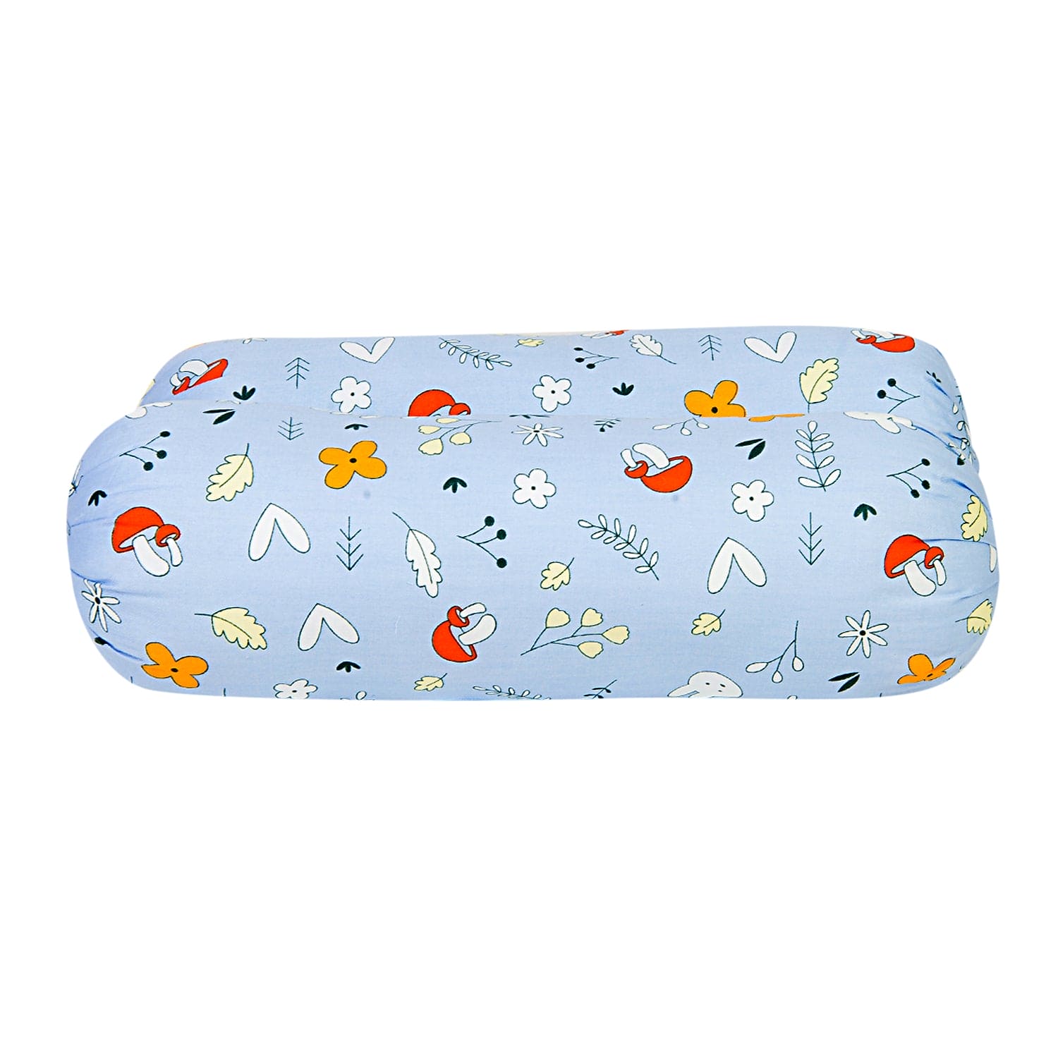 Floral Blue 2 Pcs Large Bolster Set - Baby Moo