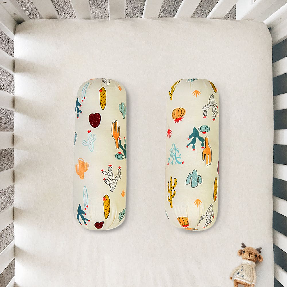 Cactus Off White 2 Pcs Large Bolster Set - Baby Moo