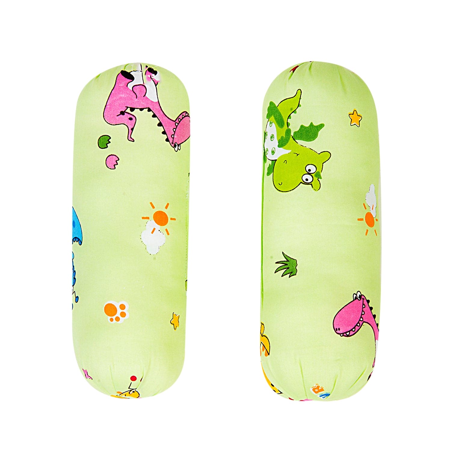 Dinosour Green 2 Pcs Large Bolster Set - Baby Moo