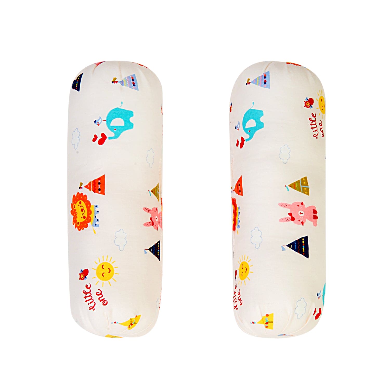 Lion Off White 2 Pcs Large Bolster Set - Baby Moo