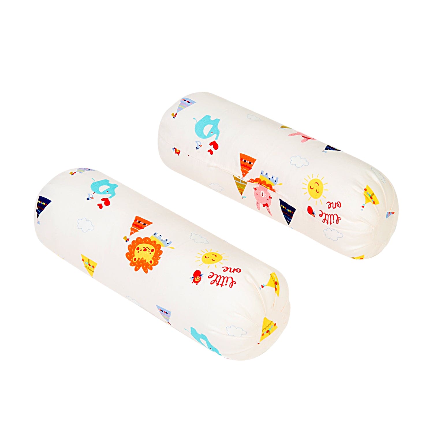 Lion Off White 2 Pcs Large Bolster Set - Baby Moo