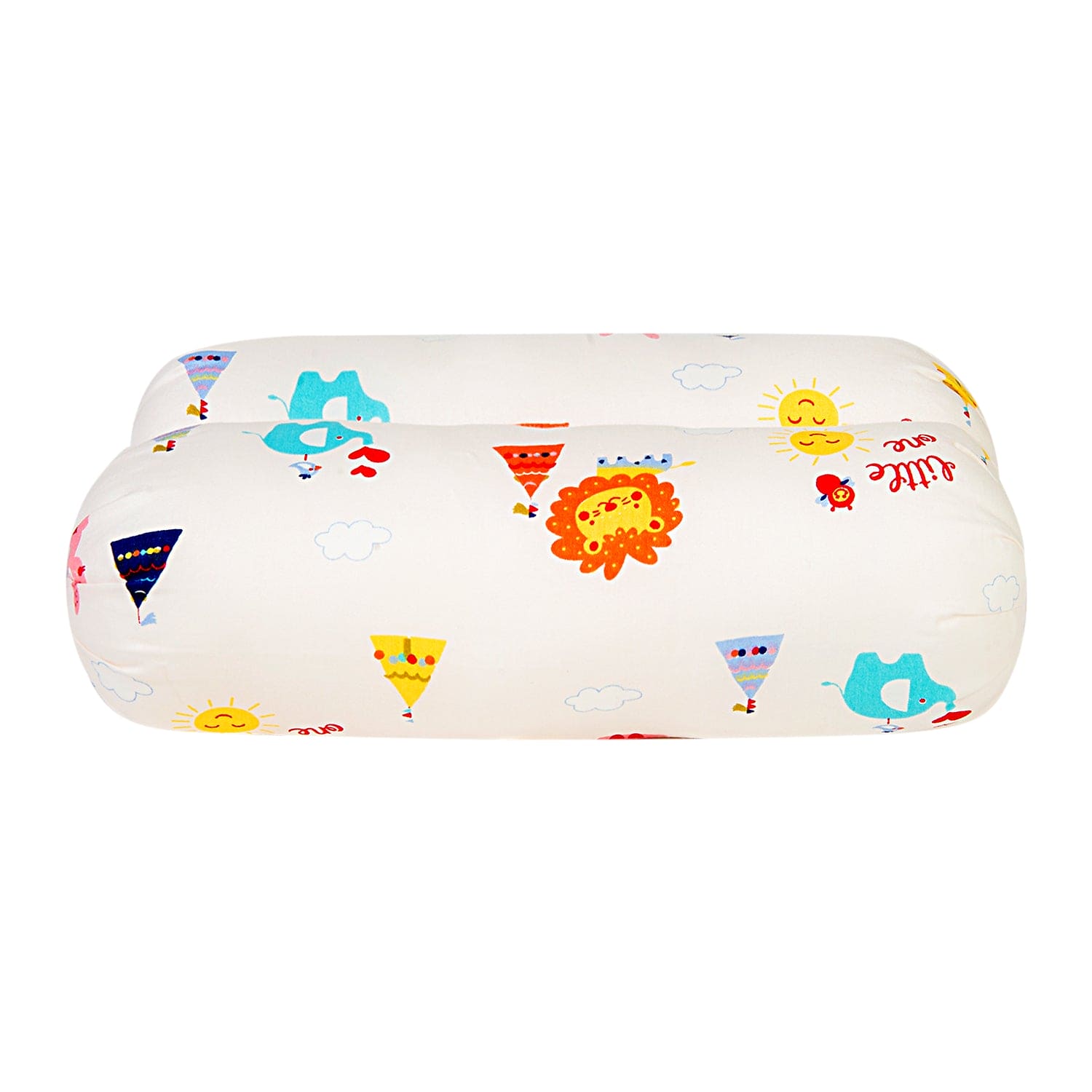 Lion Off White 2 Pcs Large Bolster Set - Baby Moo