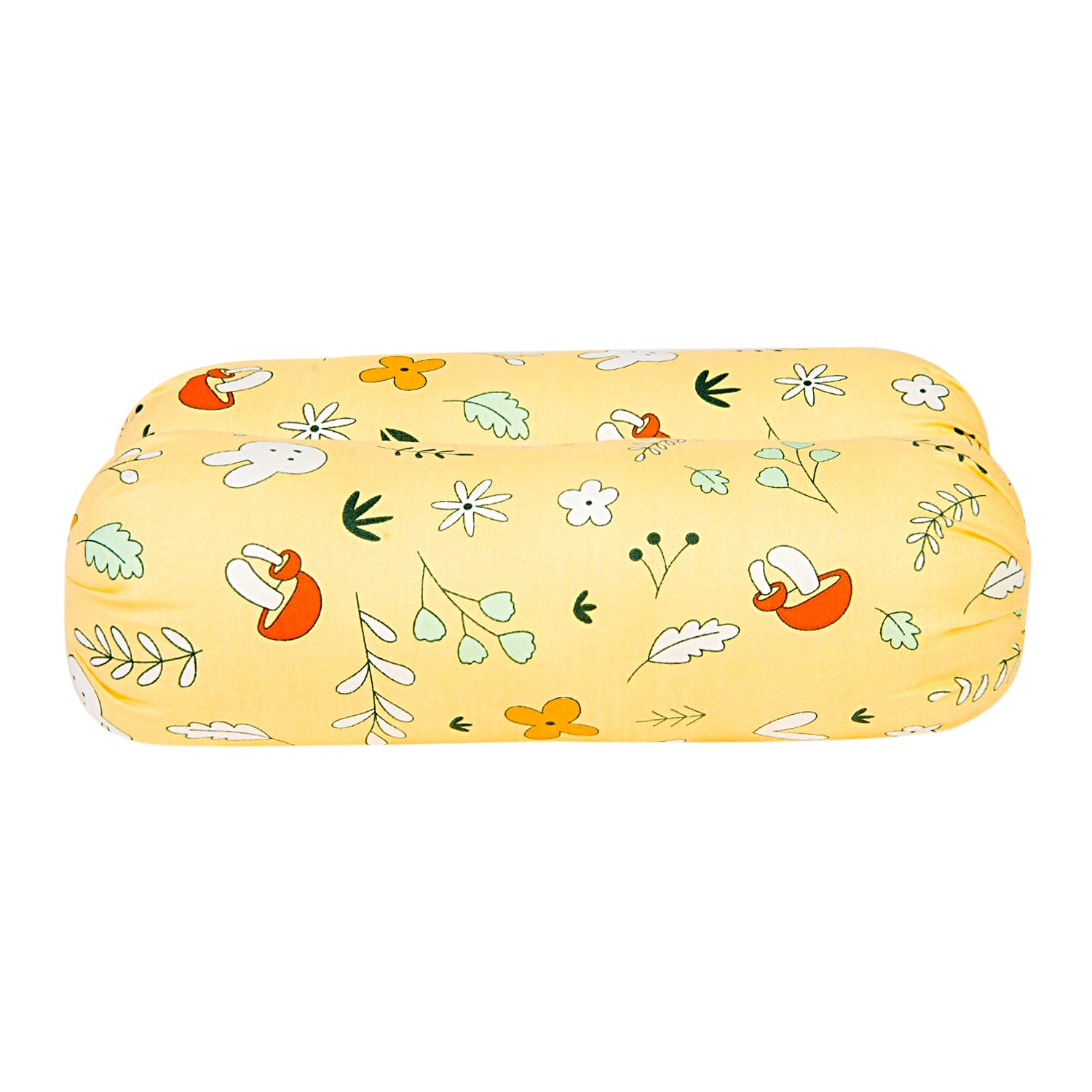 Floral Yellow 2 Pcs Large Bolster Set - Baby Moo