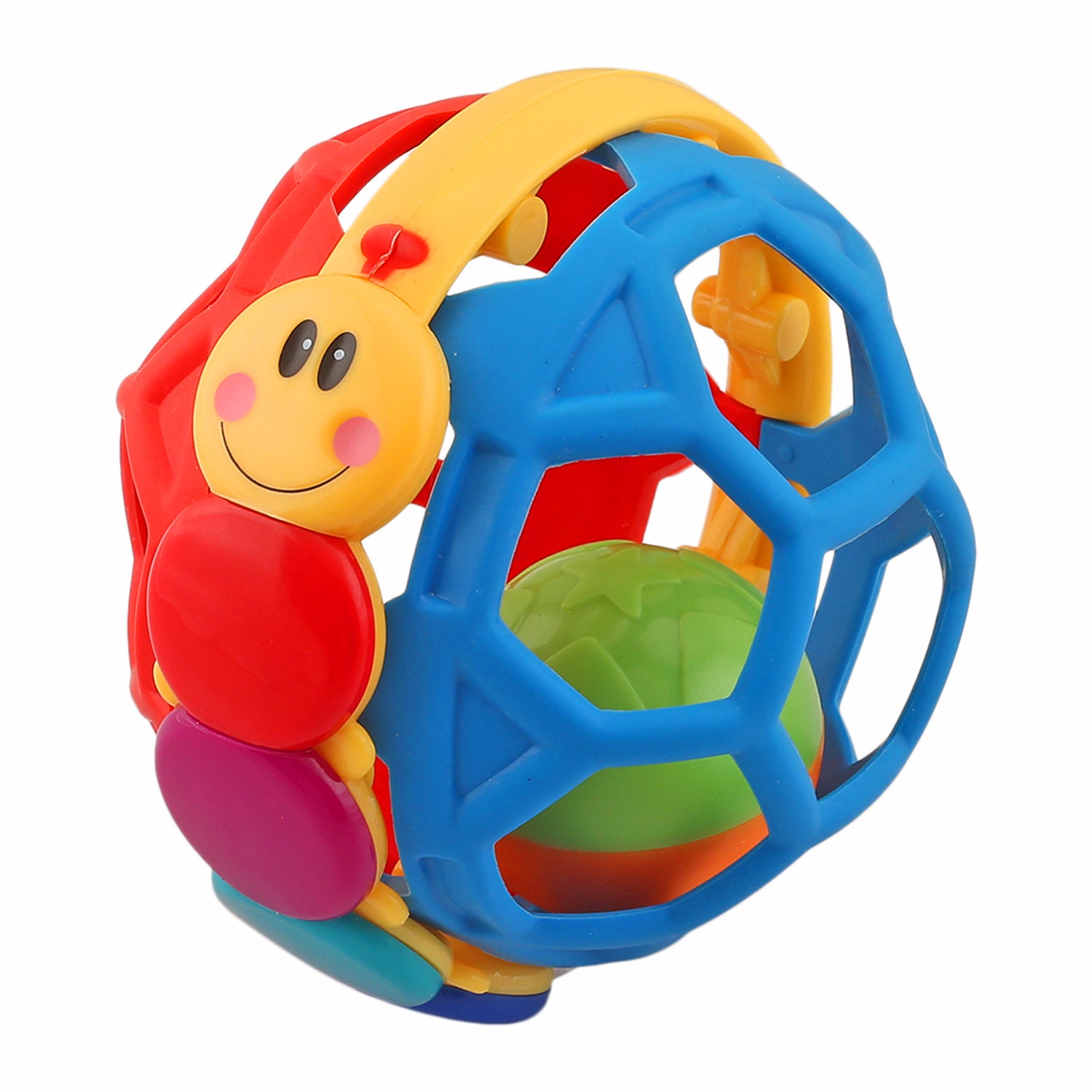 Catch Me Multicolour Rattle Ball - Baby Moo