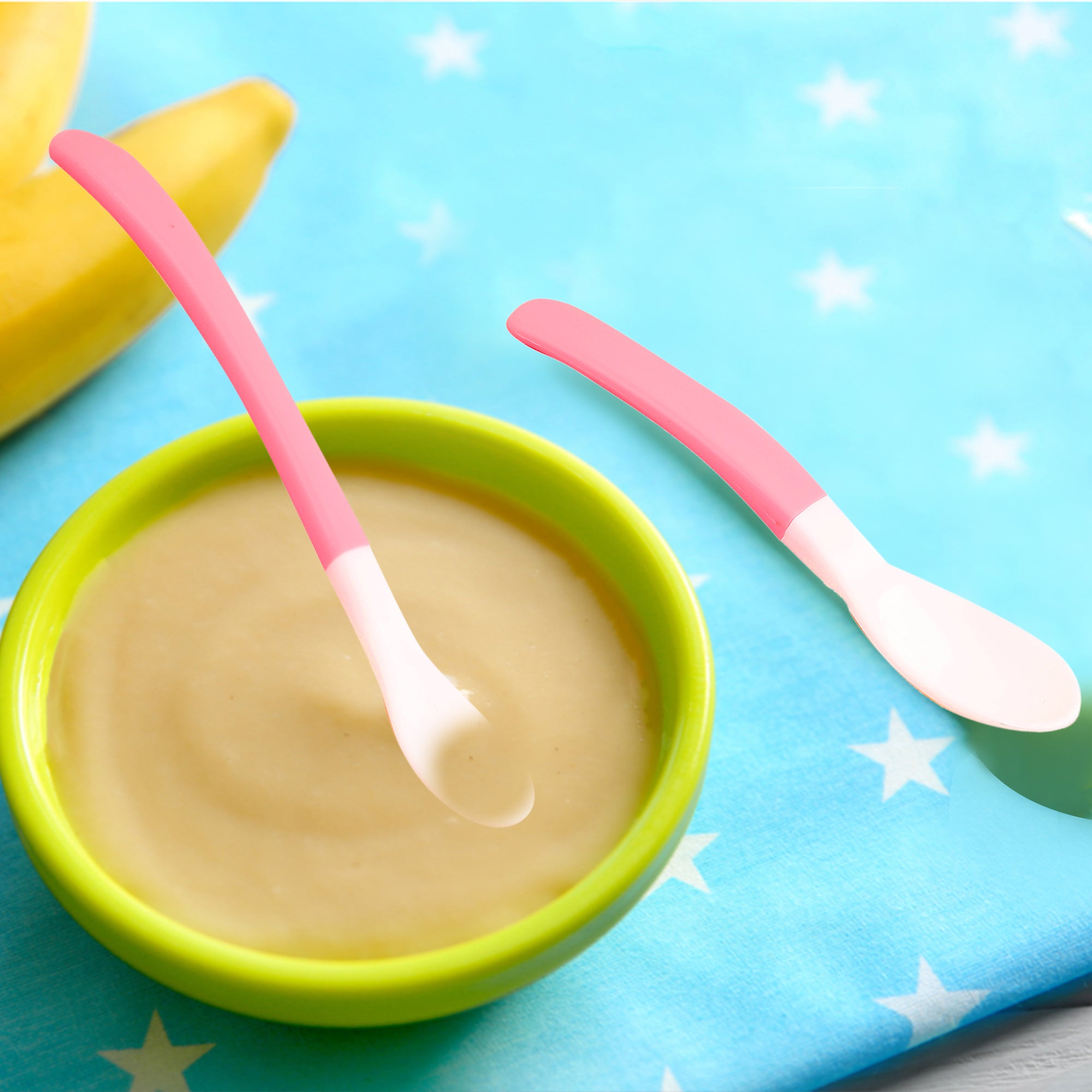 Pink Feeding Spoons Set Of 2 - Baby Moo
