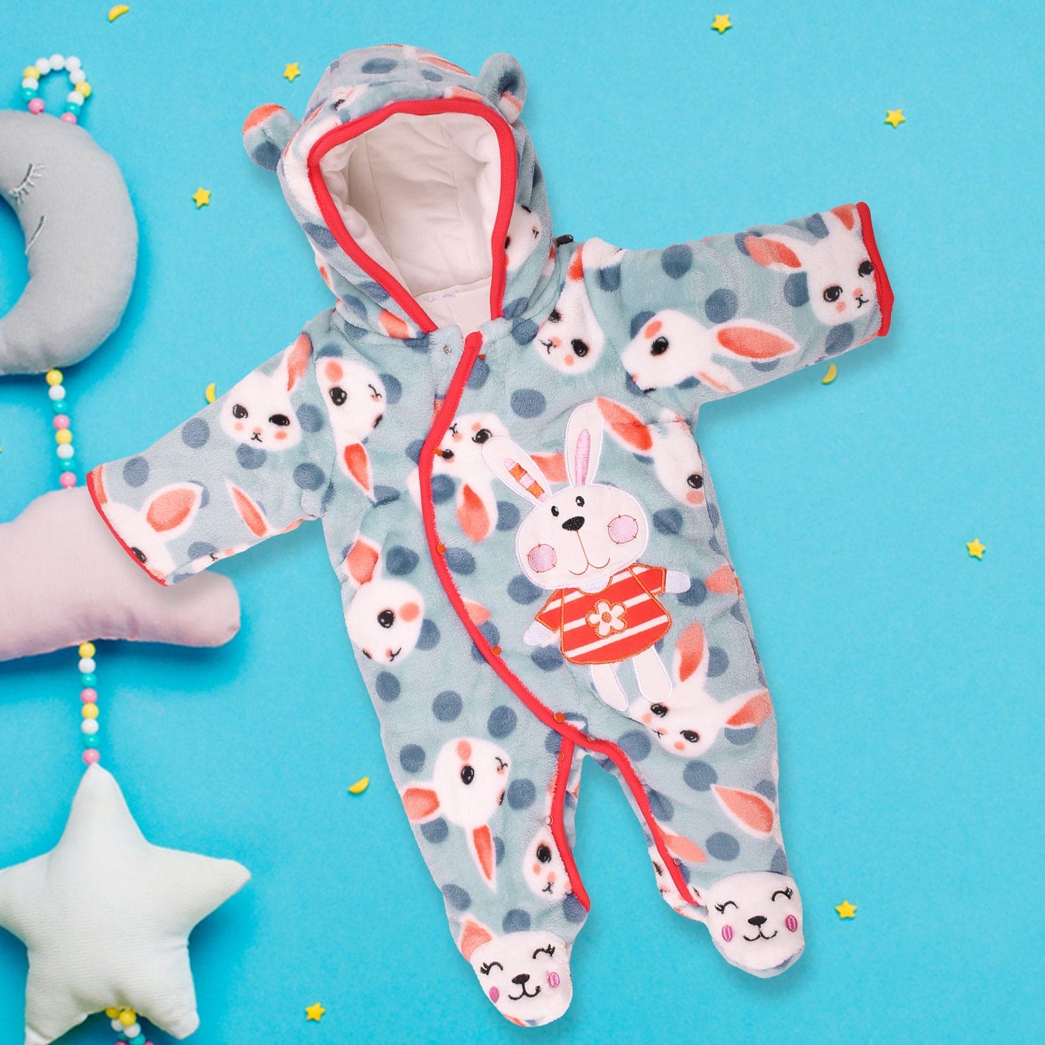 Stylish Blue Winter Romper Online Kids Cold Weather Clothing