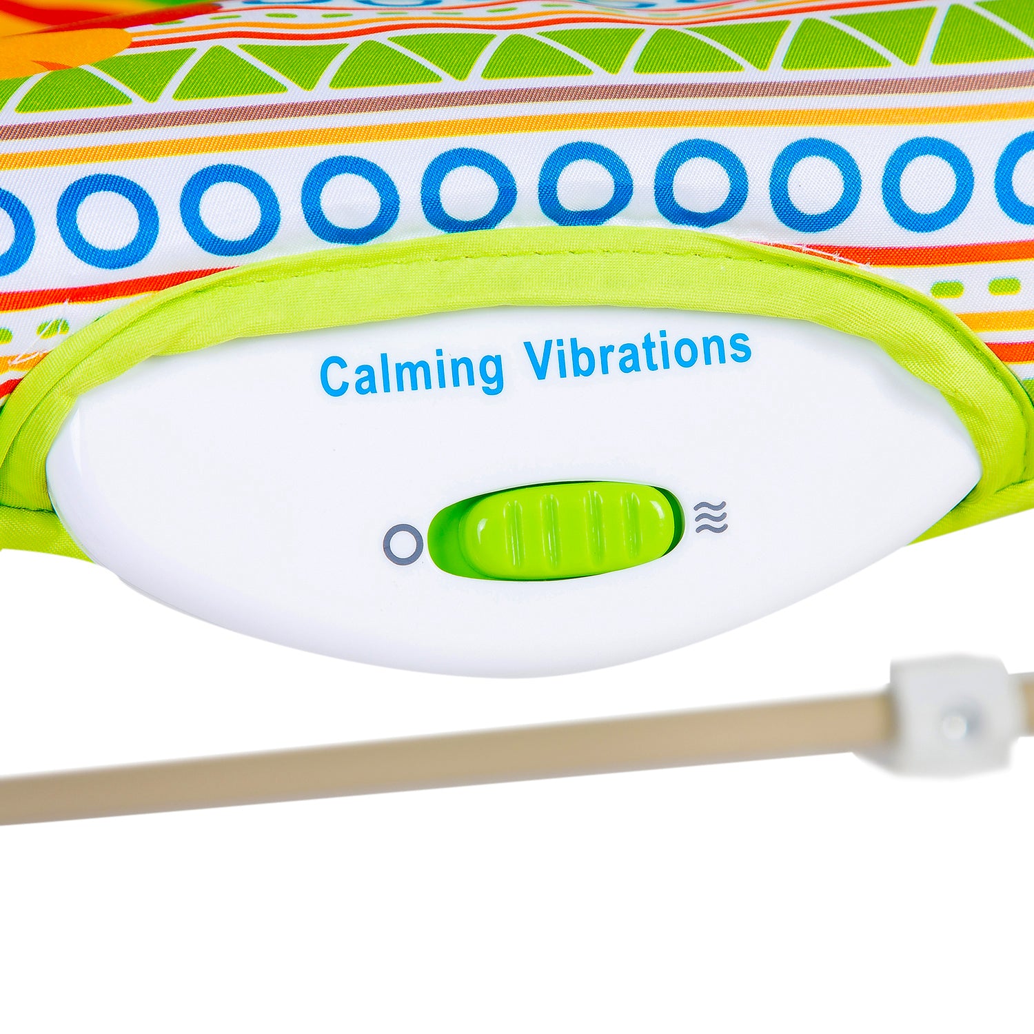 Newborn To Toddler Portable Rocker With Hanging Toys Jungle Green - Baby Moo
