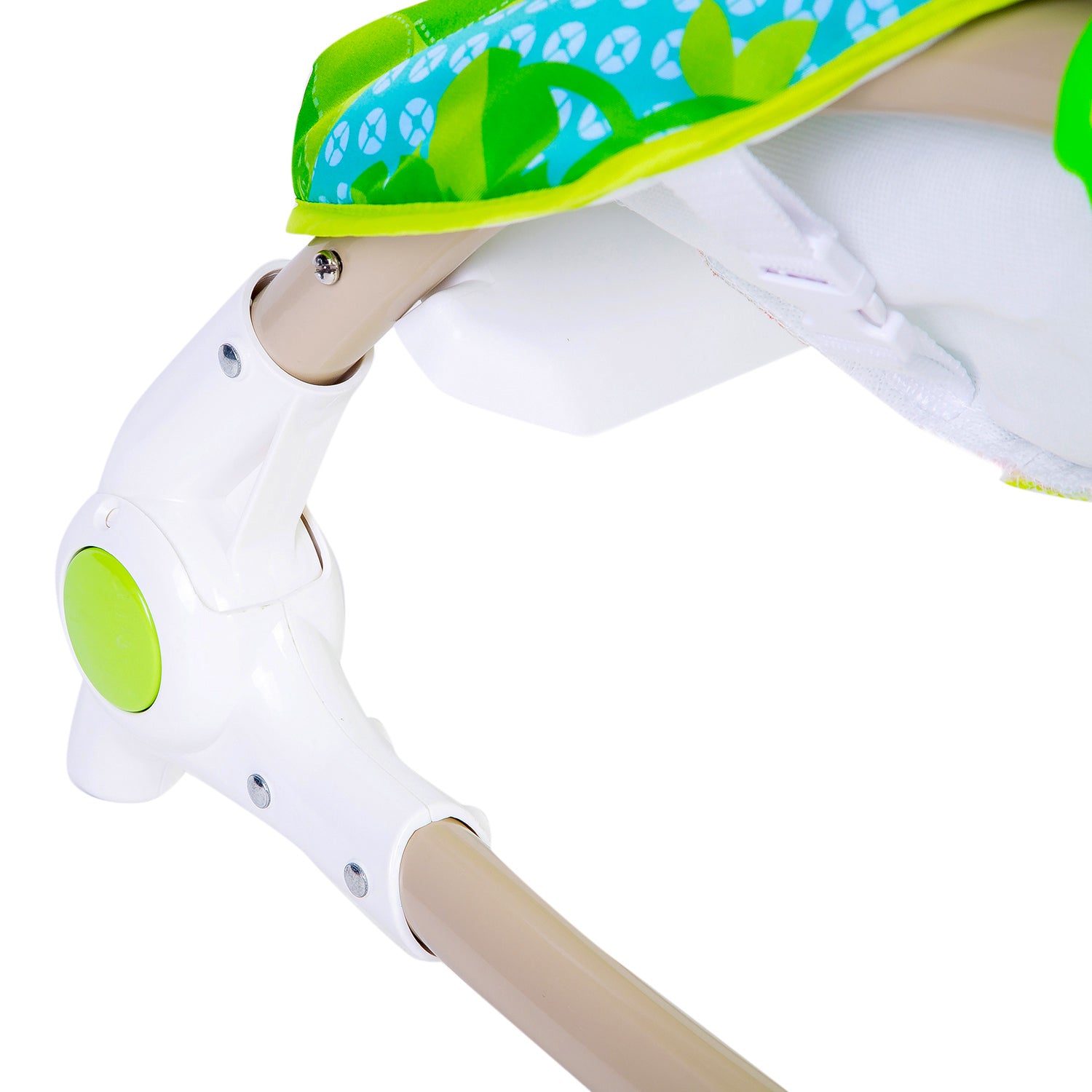 Newborn To Toddler Portable Rocker With Hanging Toys Lion Green - Baby Moo