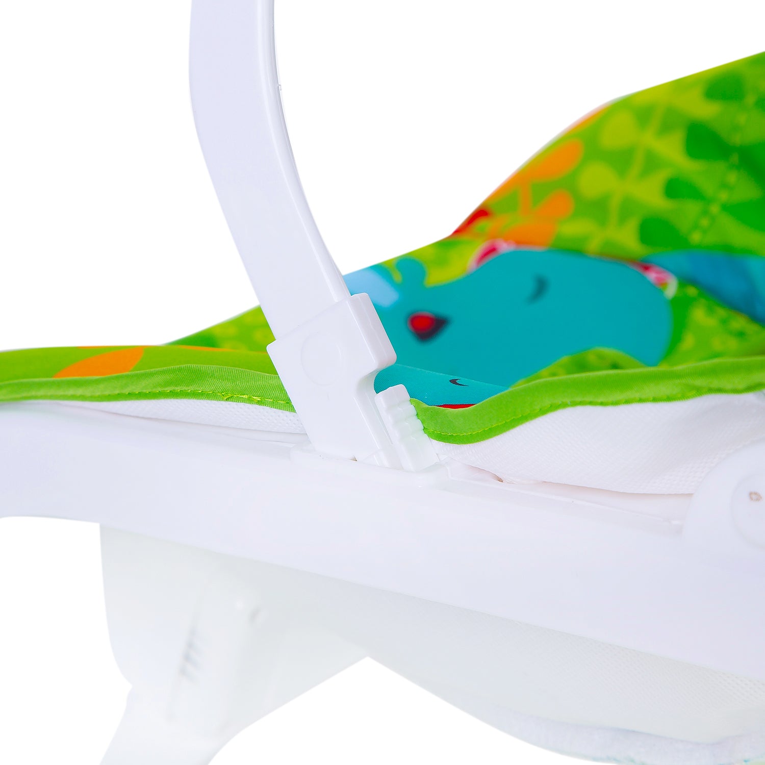 Infant To Toddler With Animals In Jungle Happy Baby Bouncer With Hanging Toys Green - Baby Moo