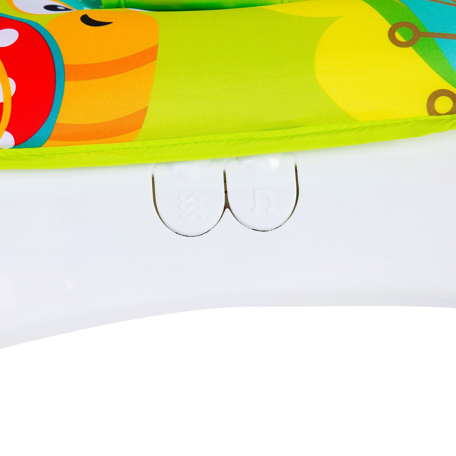Newborn To Toddler Happy Baby Bouncer With Hanging Toys Green - Baby Moo