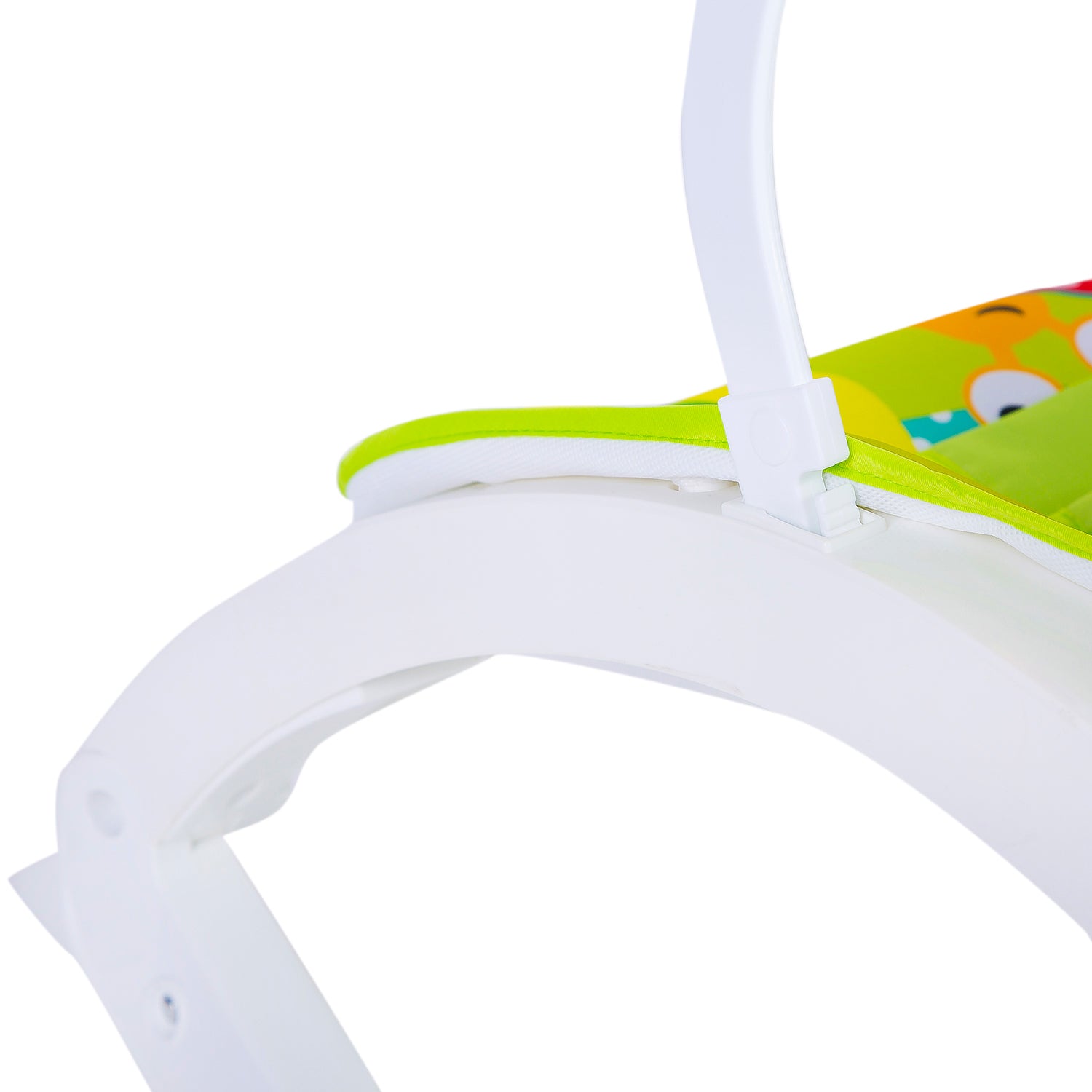 Newborn To Toddler Happy Baby Bouncer With Hanging Toys Green - Baby Moo