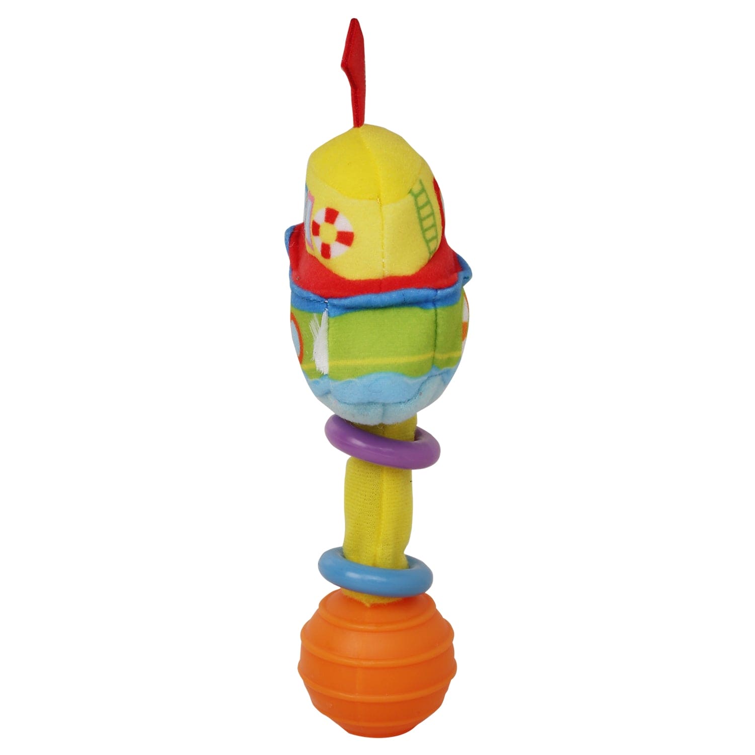 Ship Blue Handheld Rattle - Baby Moo