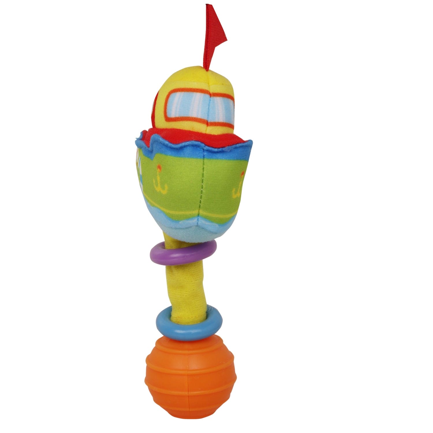 Ship Blue Handheld Rattle - Baby Moo