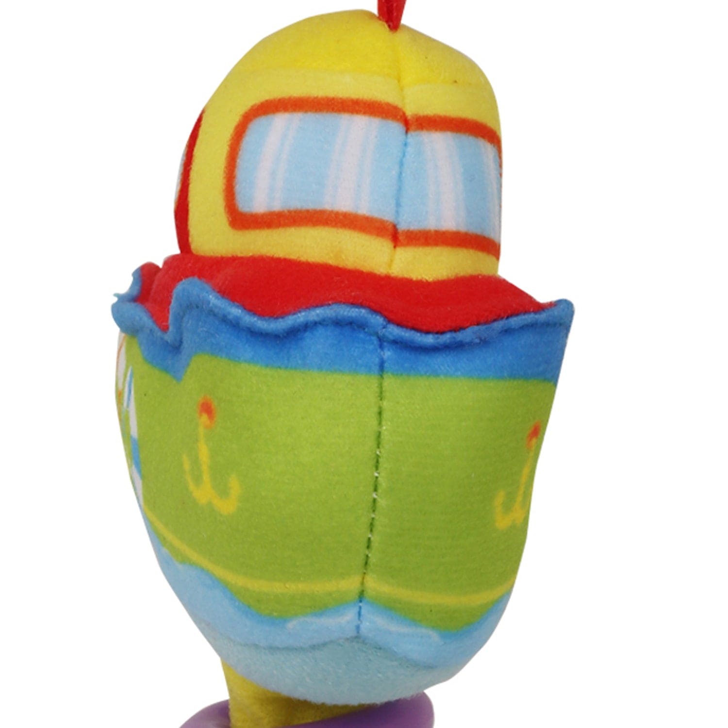 Ship Blue Handheld Rattle - Baby Moo