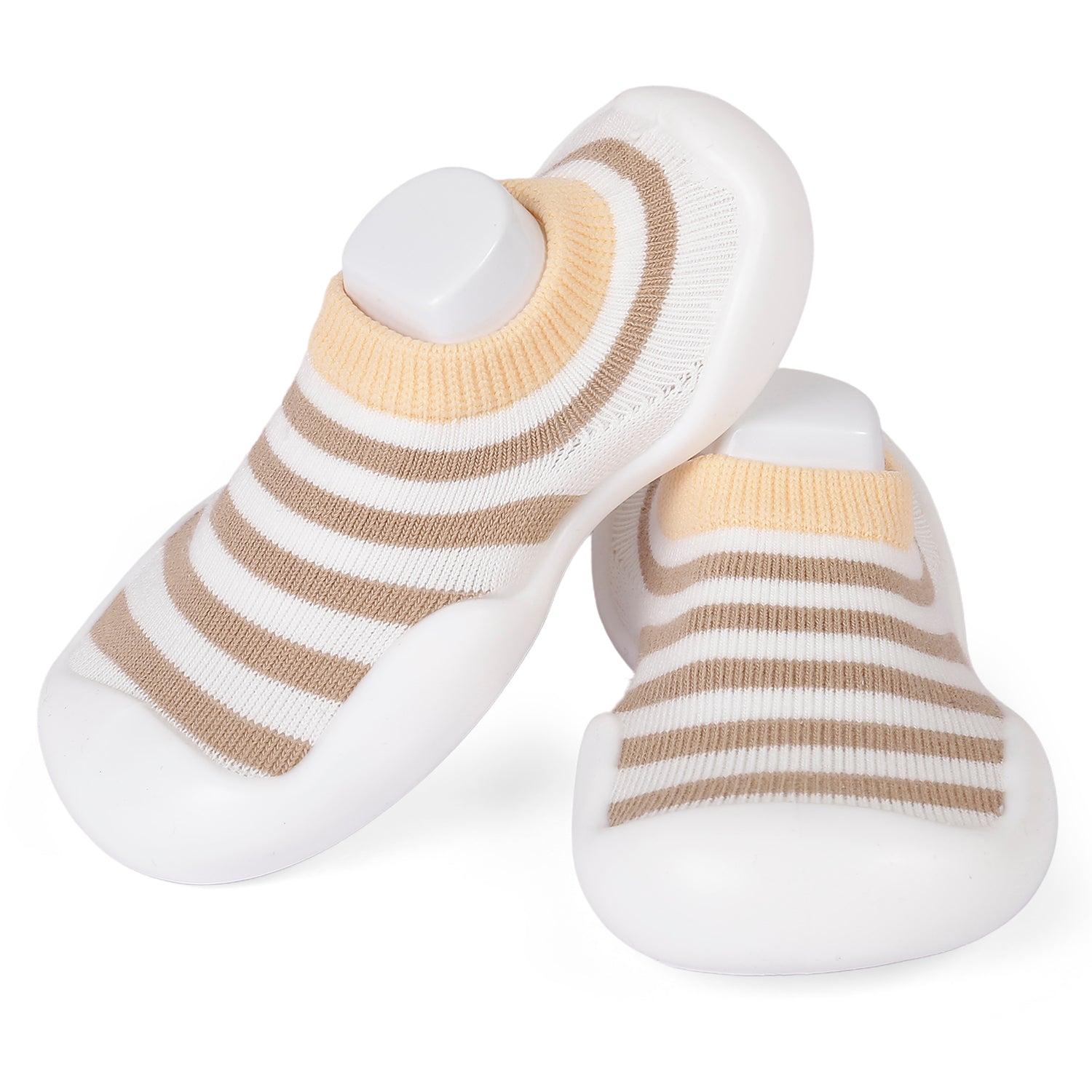 Slip-On Shoes Striped Brown - Baby Moo