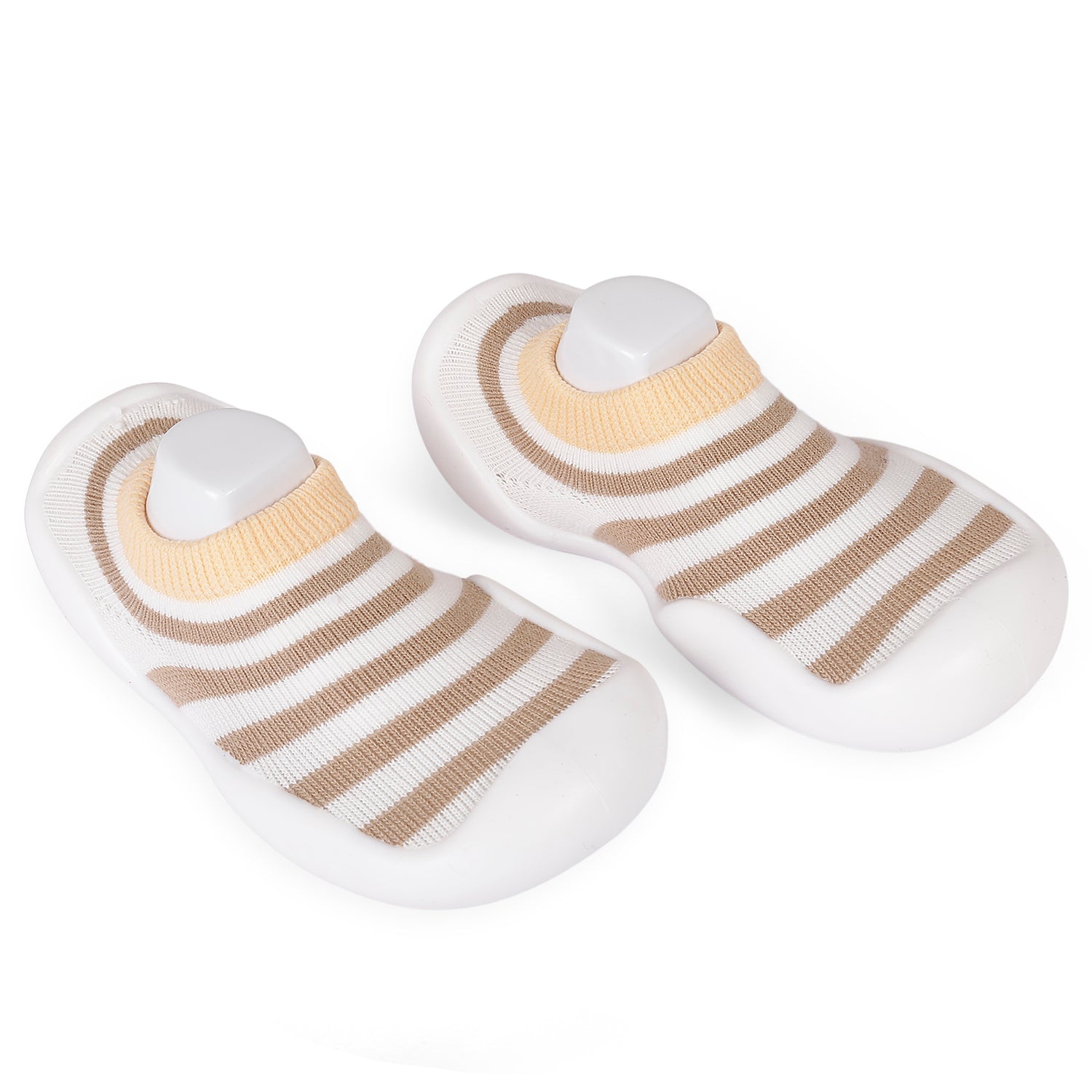 Slip-On Shoes Striped Brown - Baby Moo