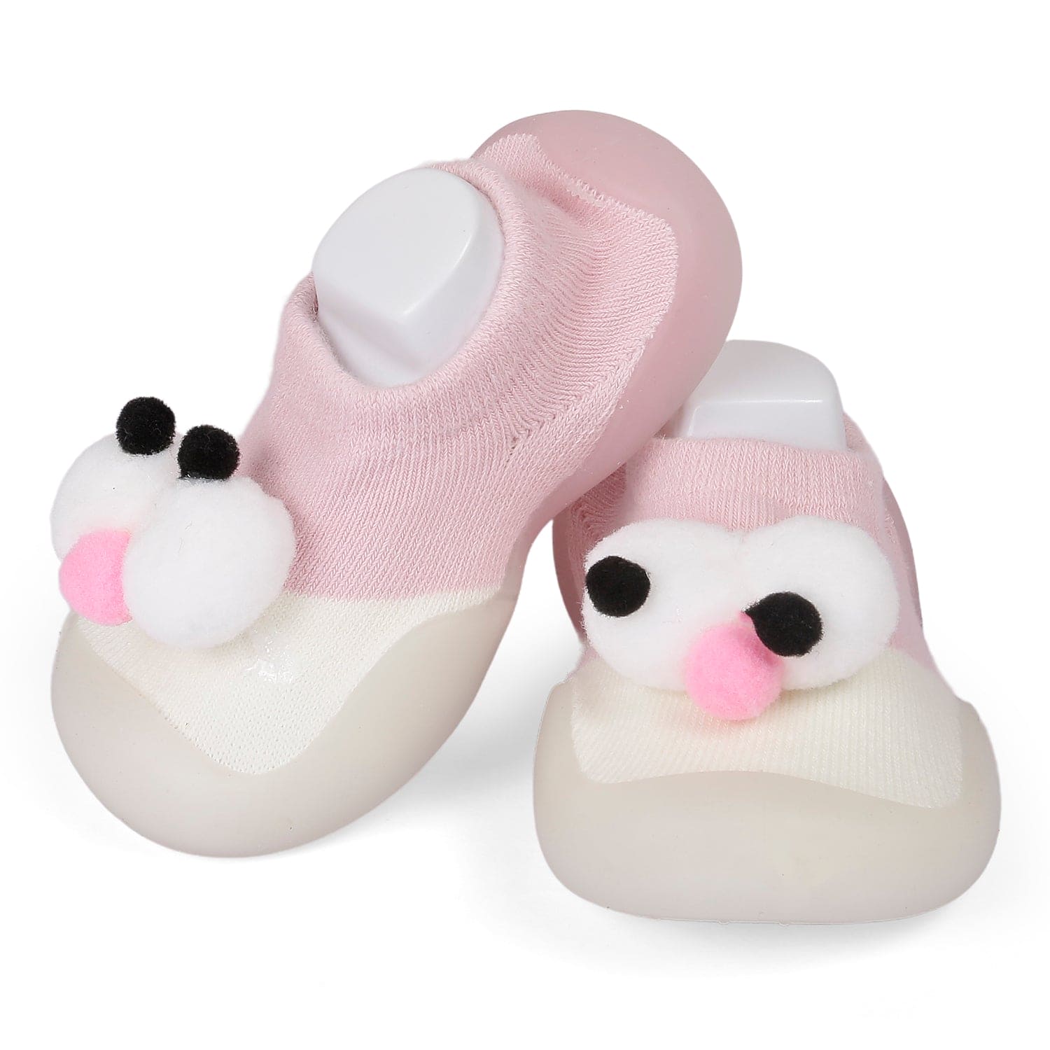 Slip-On Shoes 3D Eyes Pink - Baby Moo