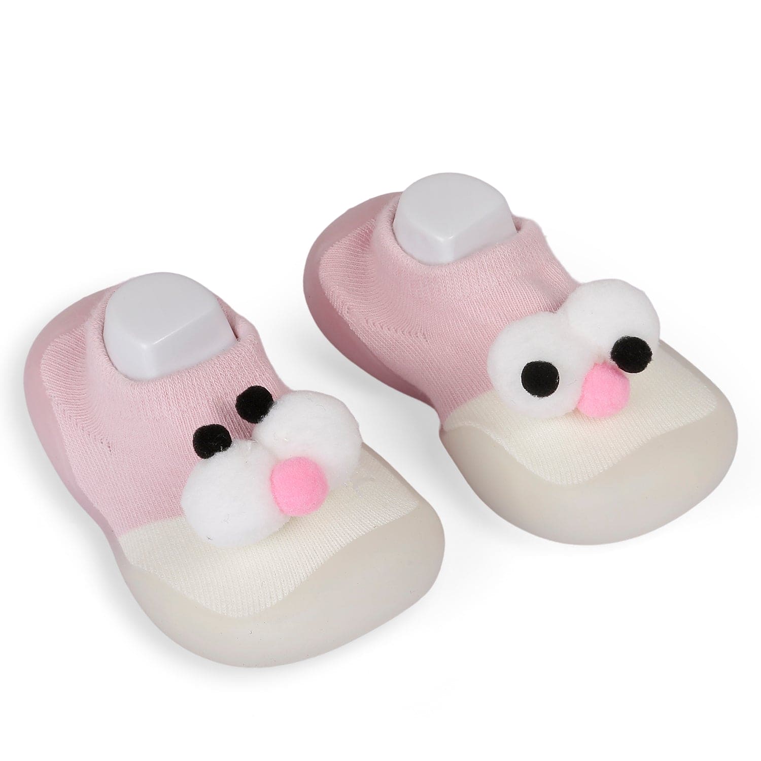 Slip-On Shoes 3D Eyes Pink - Baby Moo